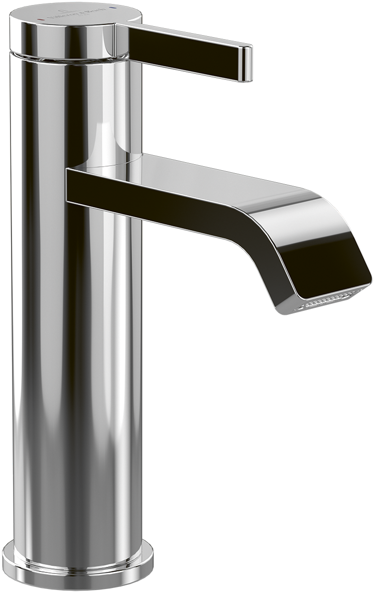 Villeroy & Boch Dawn Single-lever basin mixer, Without waste, Chrome