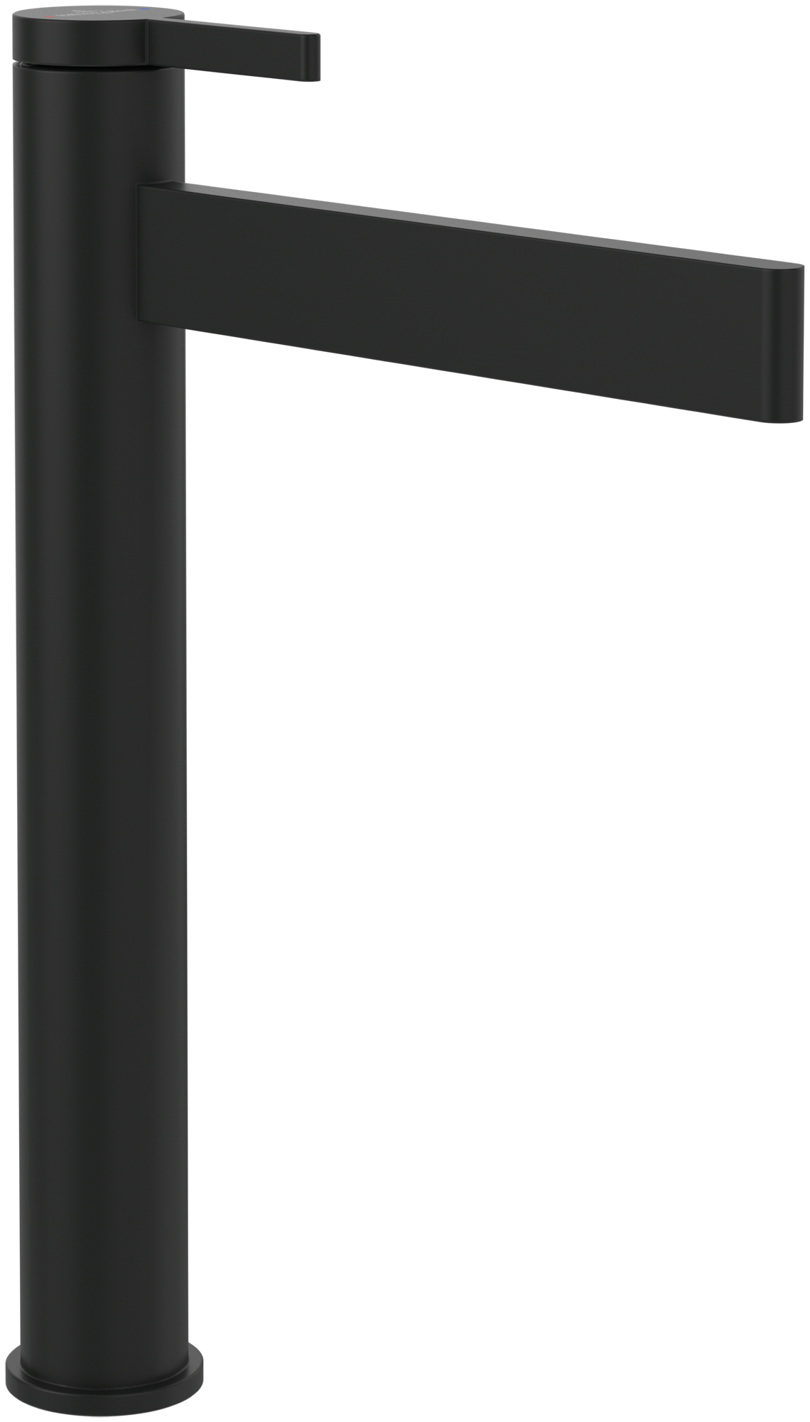 Villeroy & Boch Dawn Einhebel-Waschtischarmatur erhöht, Ohne Ablaufgarnitur, Matt Black