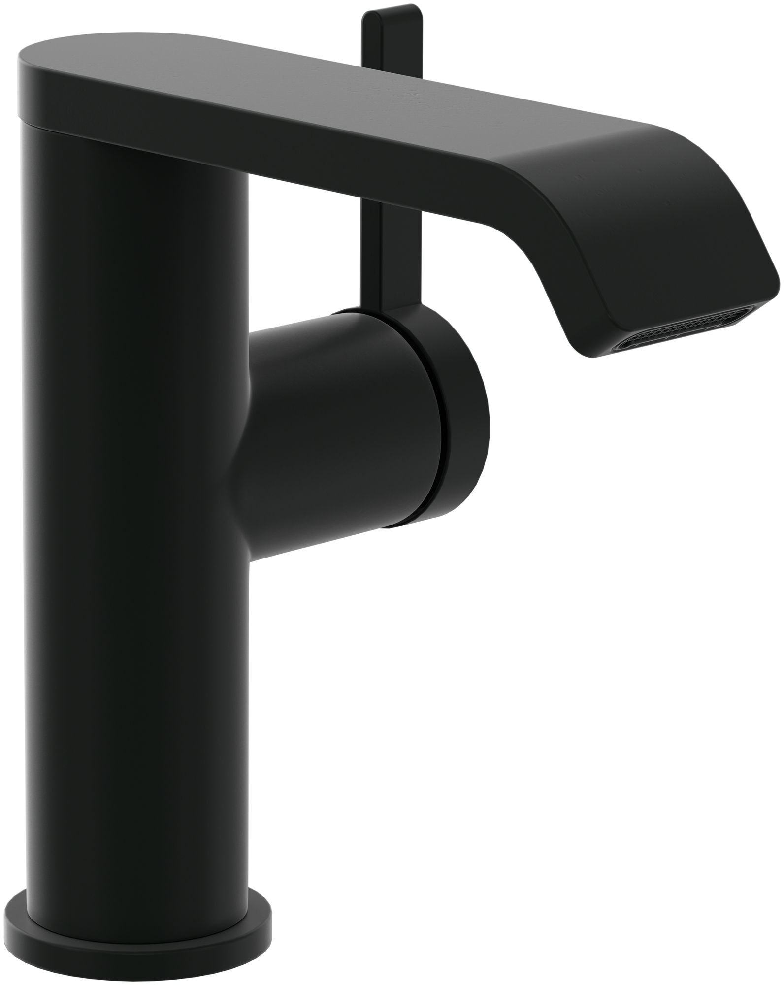 Villeroy & Boch Dawn Basin mixer with side-lever, Without waste, Matt Black