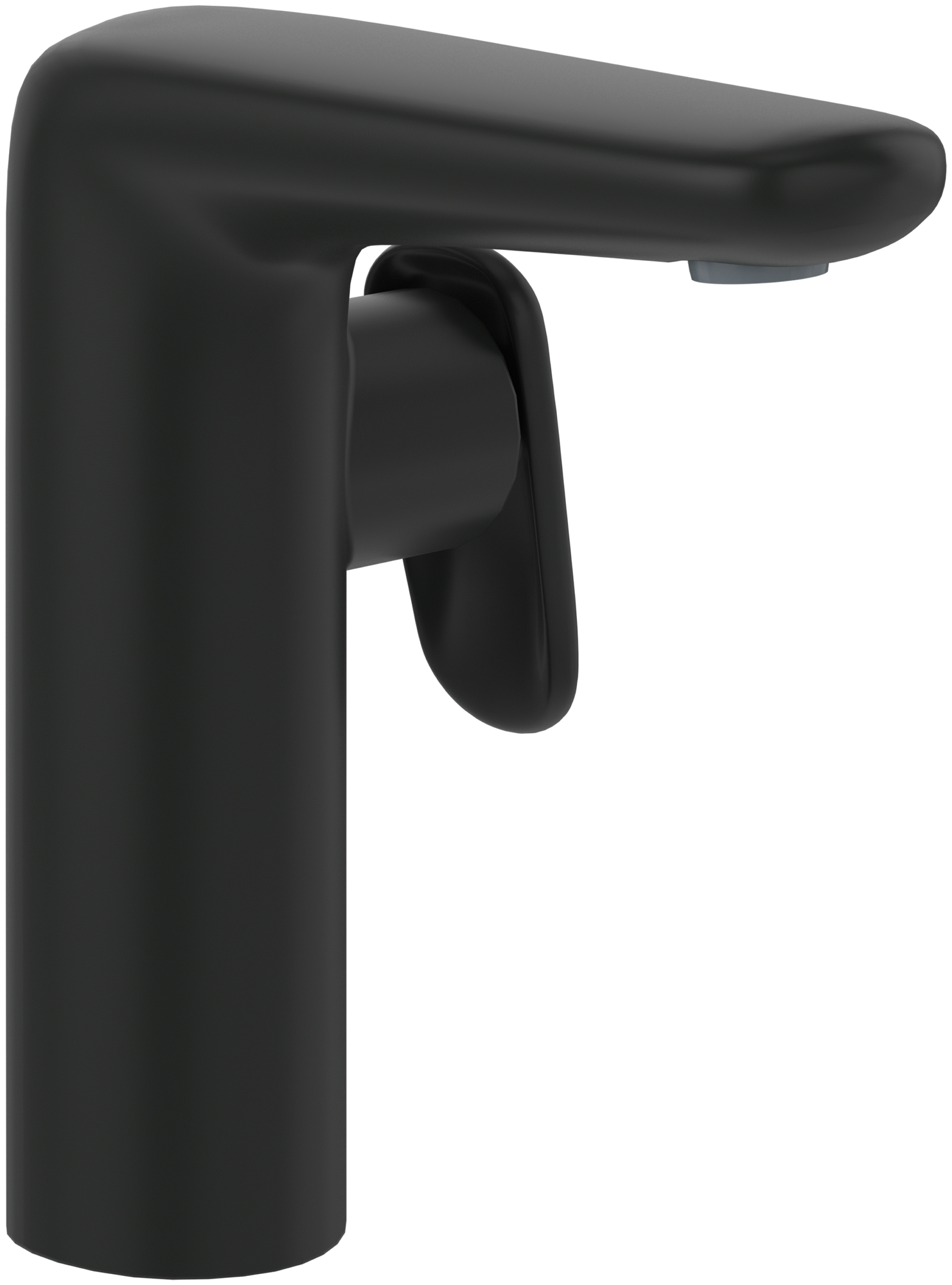 Villeroy & Boch Antao Single-lever basin mixer, With push-open waste, Matt Black