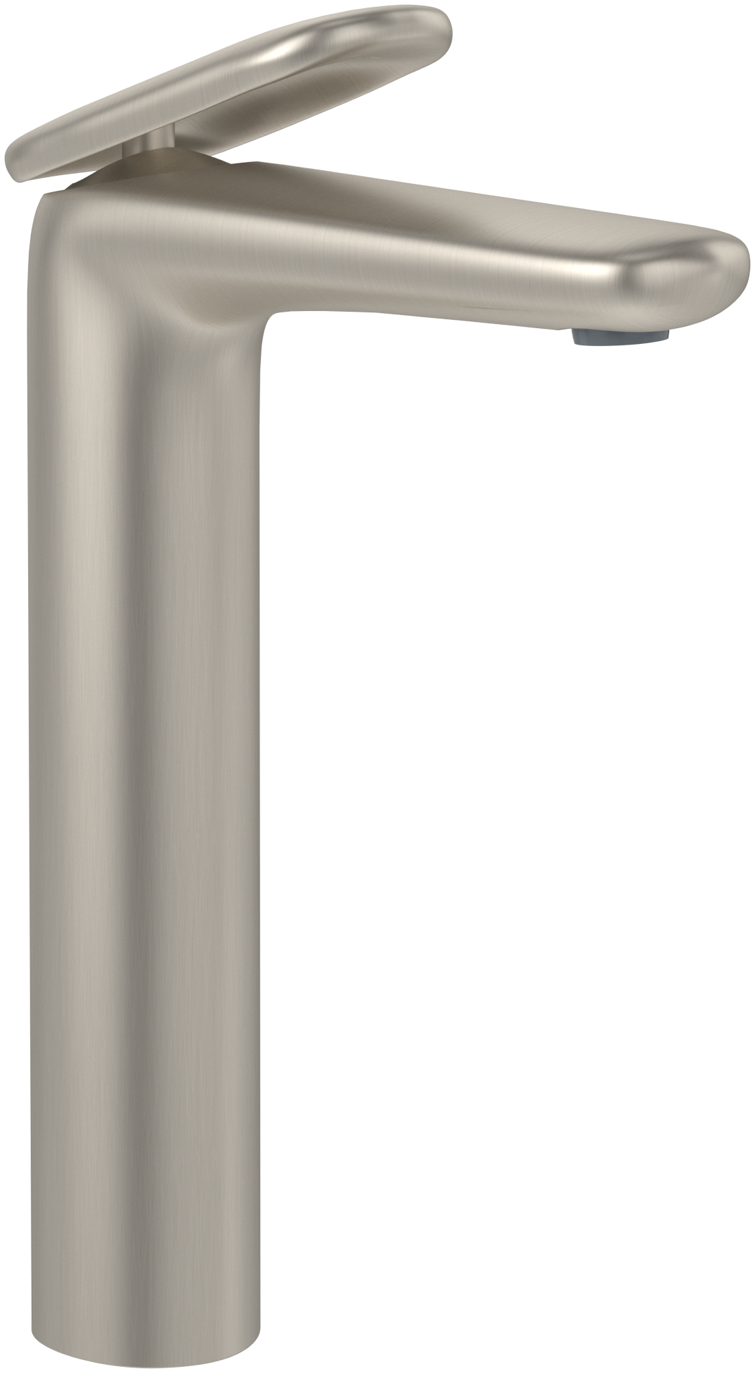 Villeroy & Boch Antao Tall single-lever basin mixer, With push-open waste, Brushed Nickel Matt