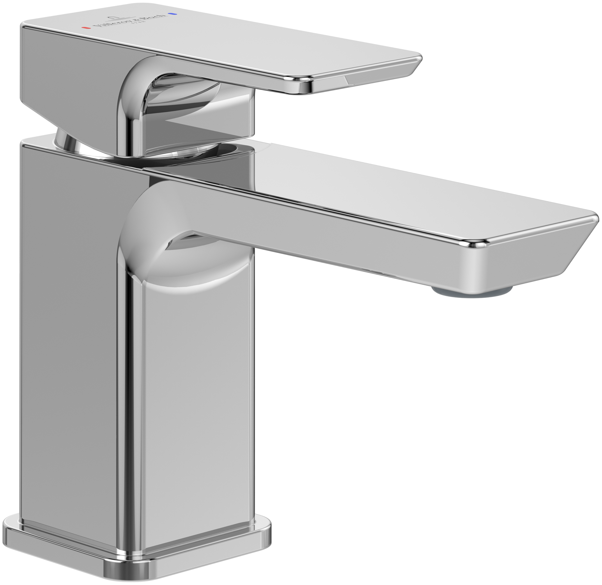 Villeroy & Boch Subway 3.0 Single-lever basin mixer, Without waste, Chrome