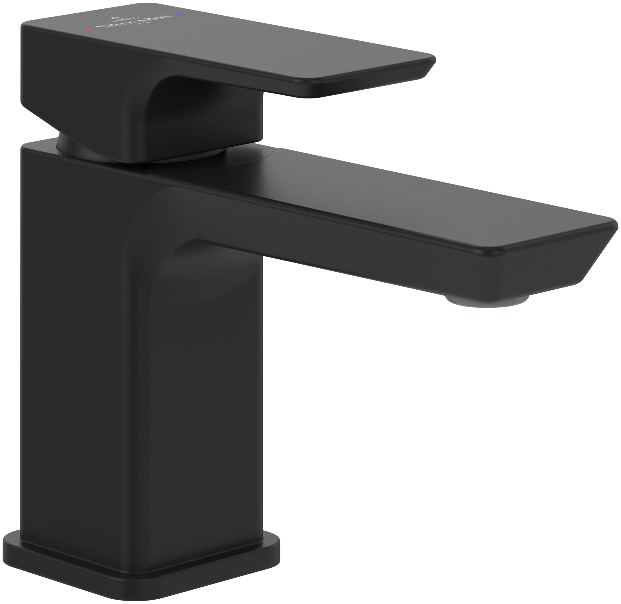 Villeroy & Boch Subway 3.0 Single-lever basin mixer, Without waste, Matt Black