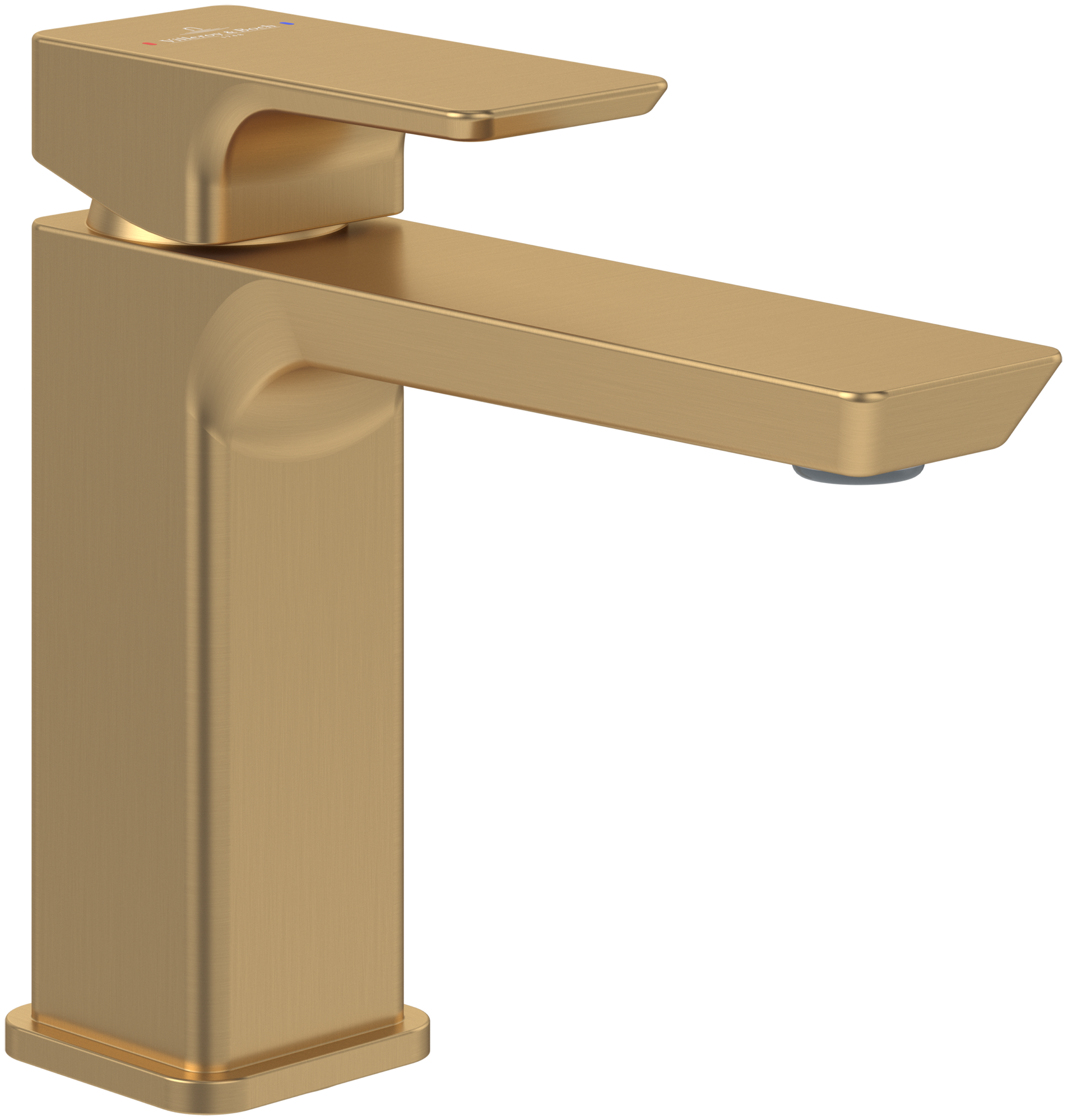 Villeroy & Boch Subway 3.0 Single-lever basin mixer, Without waste, Brushed Gold