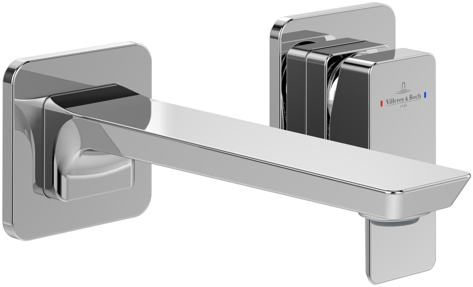 Villeroy & Boch Subway 3.0 Single-lever basin mixer, Without waste, Chrome