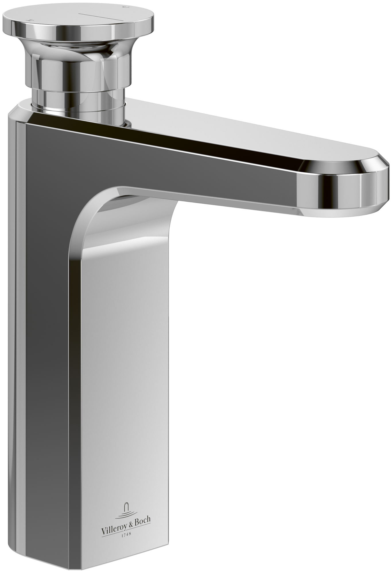 Villeroy & Boch Vea Einhebel-Waschtischarmatur, Ohne Ablaufgarnitur, Chrom