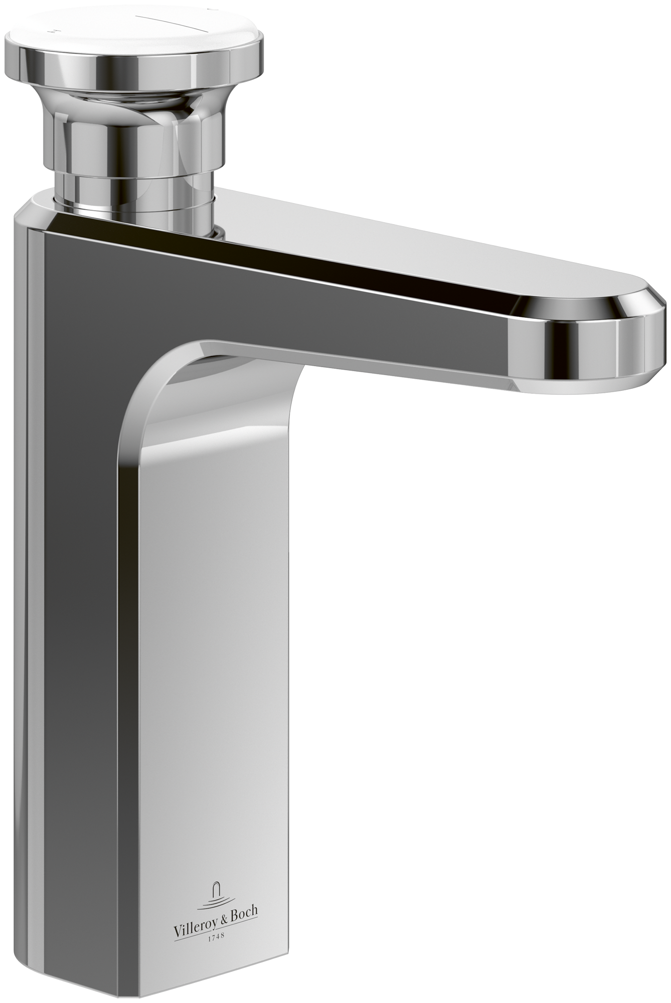 Villeroy & Boch Vea Einhebel-Waschtischarmatur, Ohne Ablaufgarnitur, Chrom