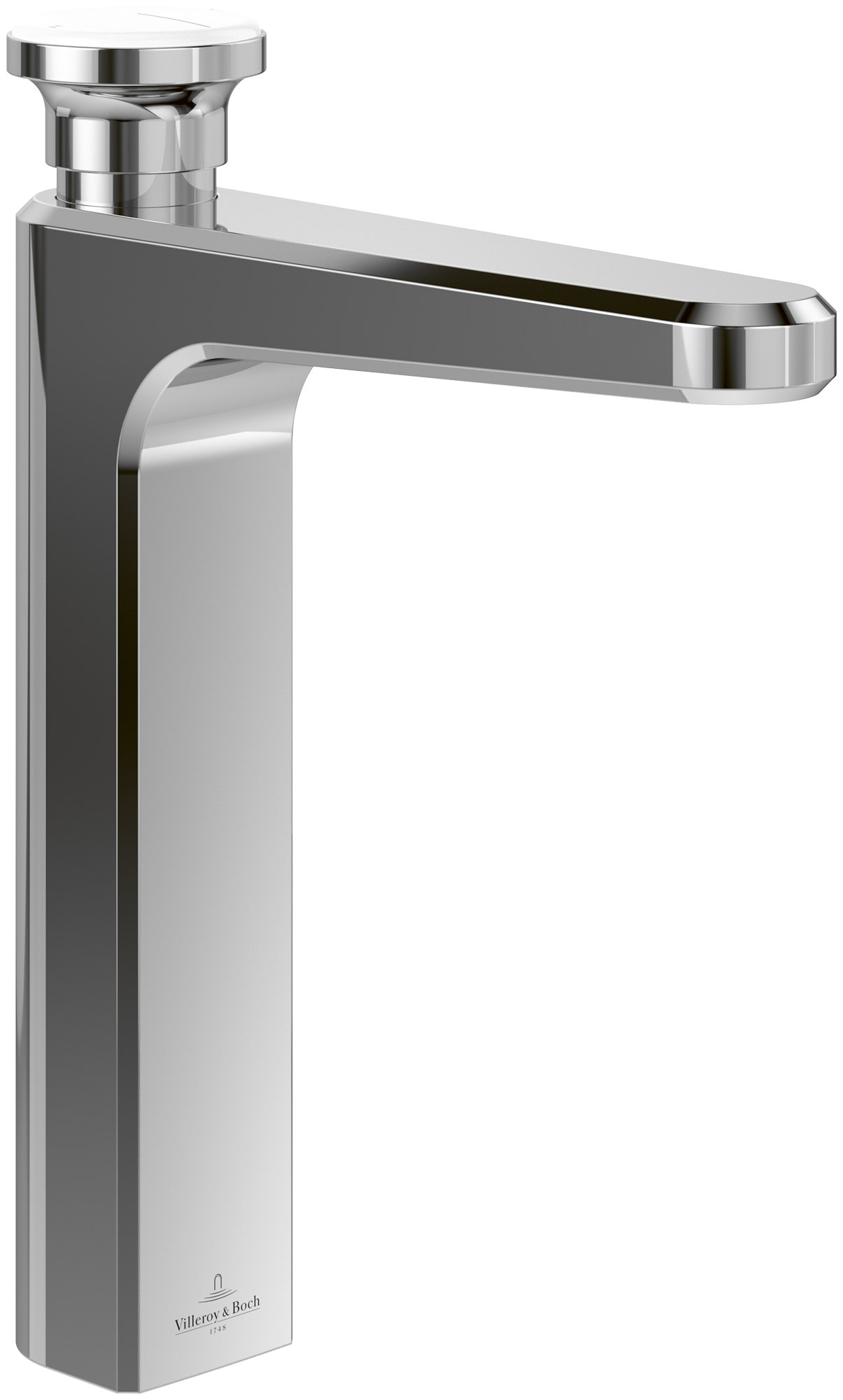 Villeroy & Boch Vea Einhebel-Waschtischarmatur erhöht, Ohne Ablaufgarnitur, Chrom