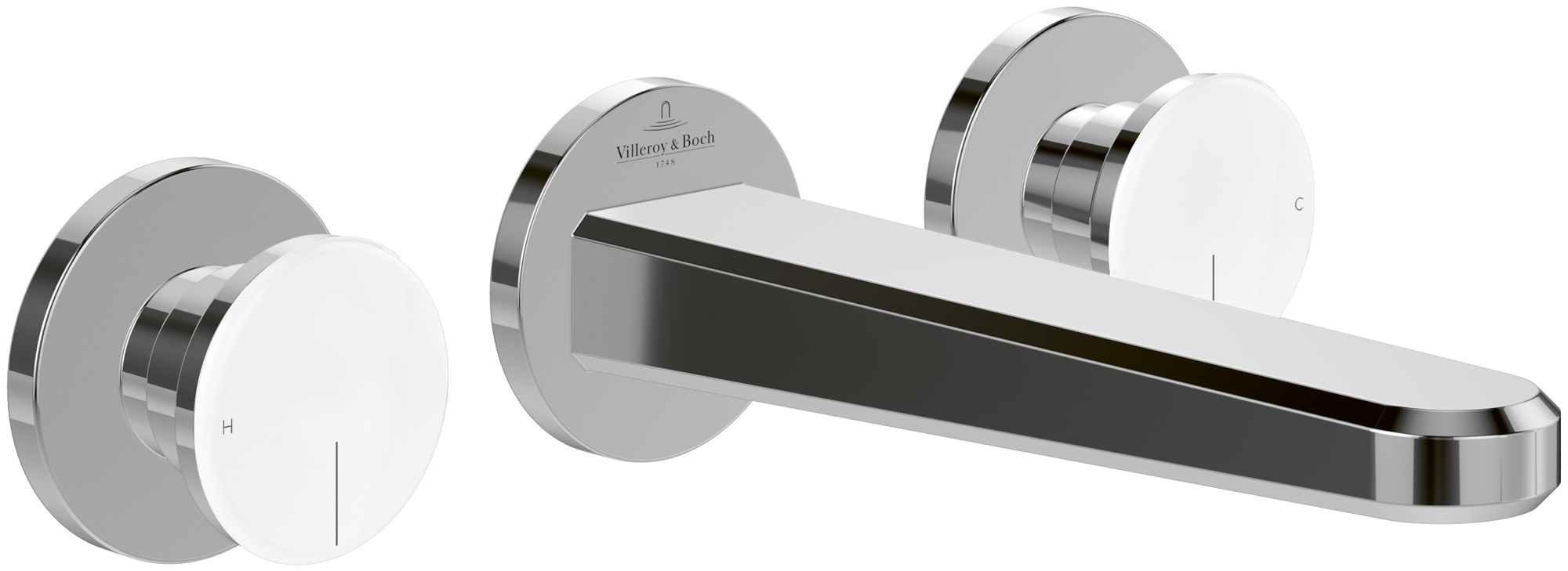 Villeroy & Boch Vea Einhebel-Waschtischarmatur, Chrom