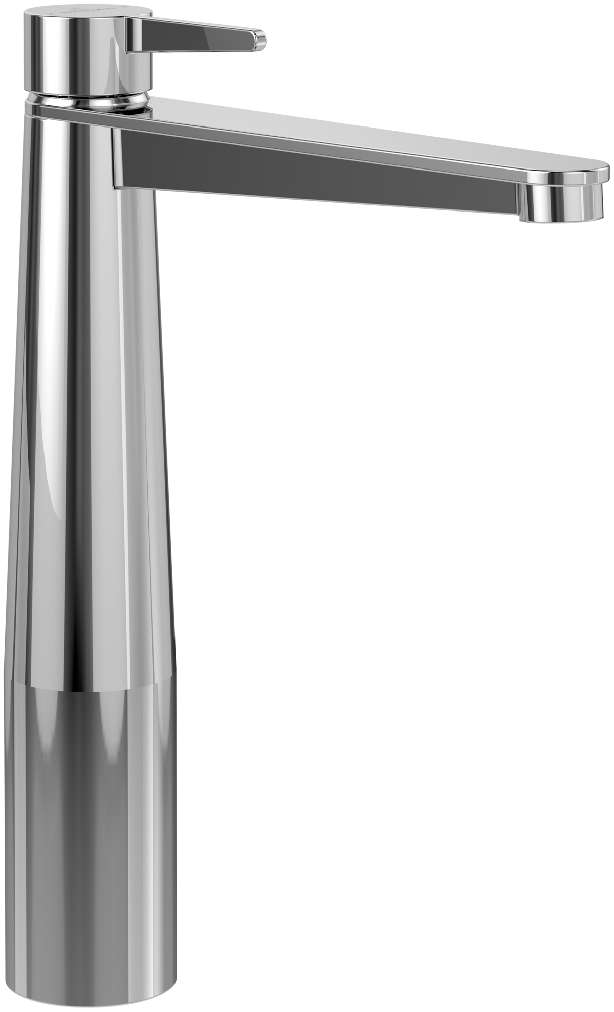 Villeroy & Boch Conum Robinetterie monocommande surélevée pour lavabo, Avec dispositif de vidage Push Open, Chrome