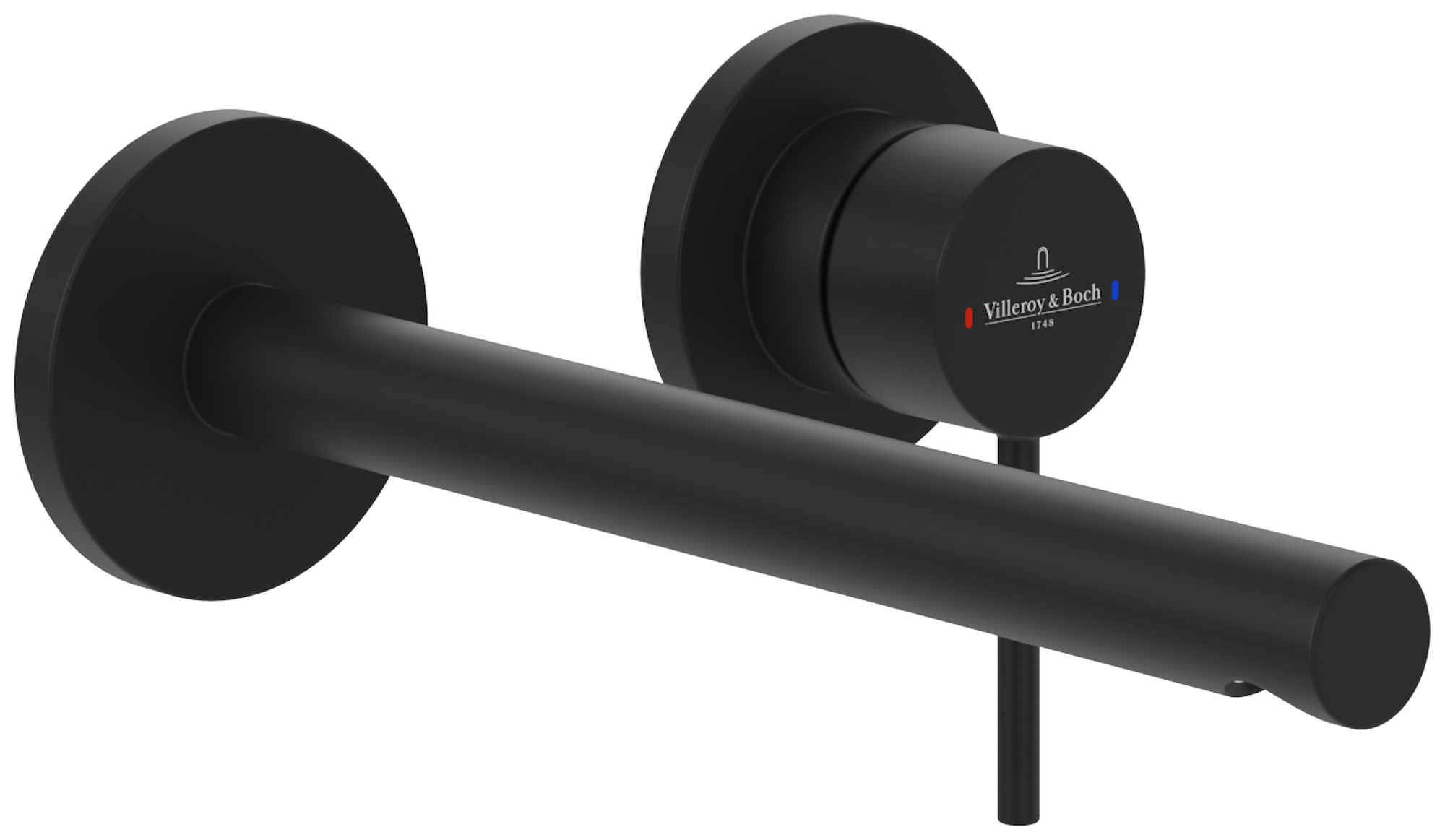 Villeroy & Boch Loop & Friends Single-lever basin mixer, Without waste, Matt Black