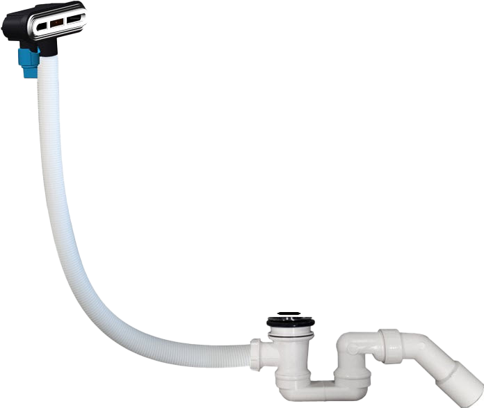 Villeroy & Boch Toebehoren Verlengde afvoer- en overloopcombinatie, 200x300x100mm, White Alpine