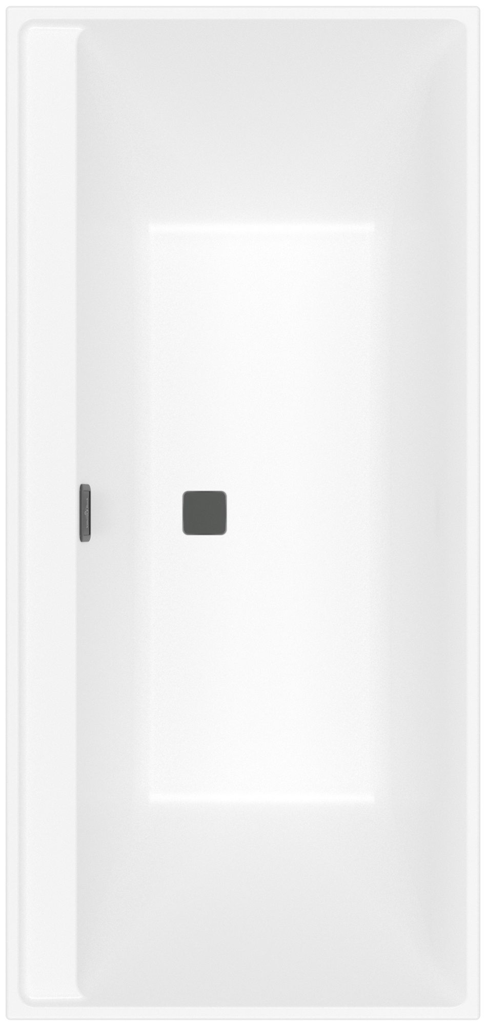 Villeroy & Boch Collaro Rectangular bath, 1600x750mm, Stone White