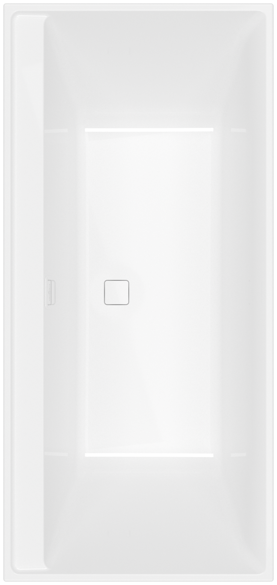 Villeroy & Boch Collaro Rectangular bath, 1600x750mm, White Alpin