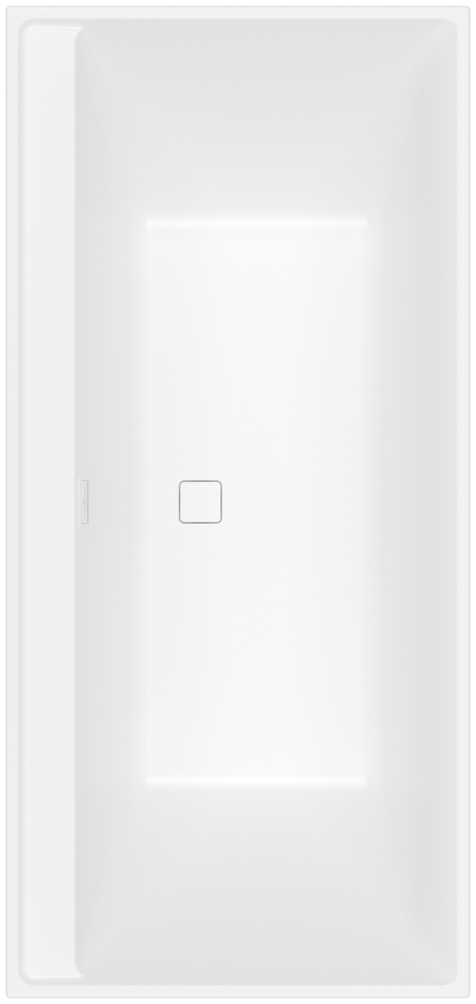 Villeroy & Boch Collaro Rectangular bath, 1600x750mm, Stone White