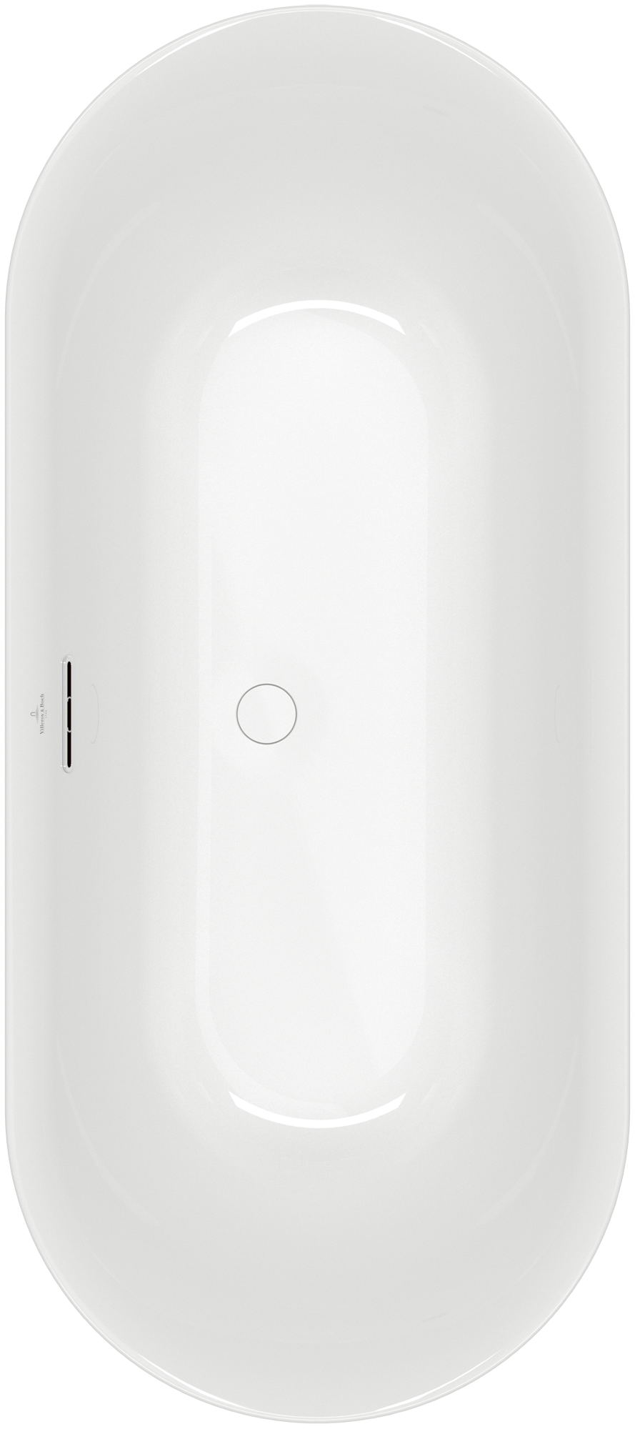 Villeroy & Boch Loop & Friends OVAL Vrijstaand bad, 1640x790mm, White Alpine