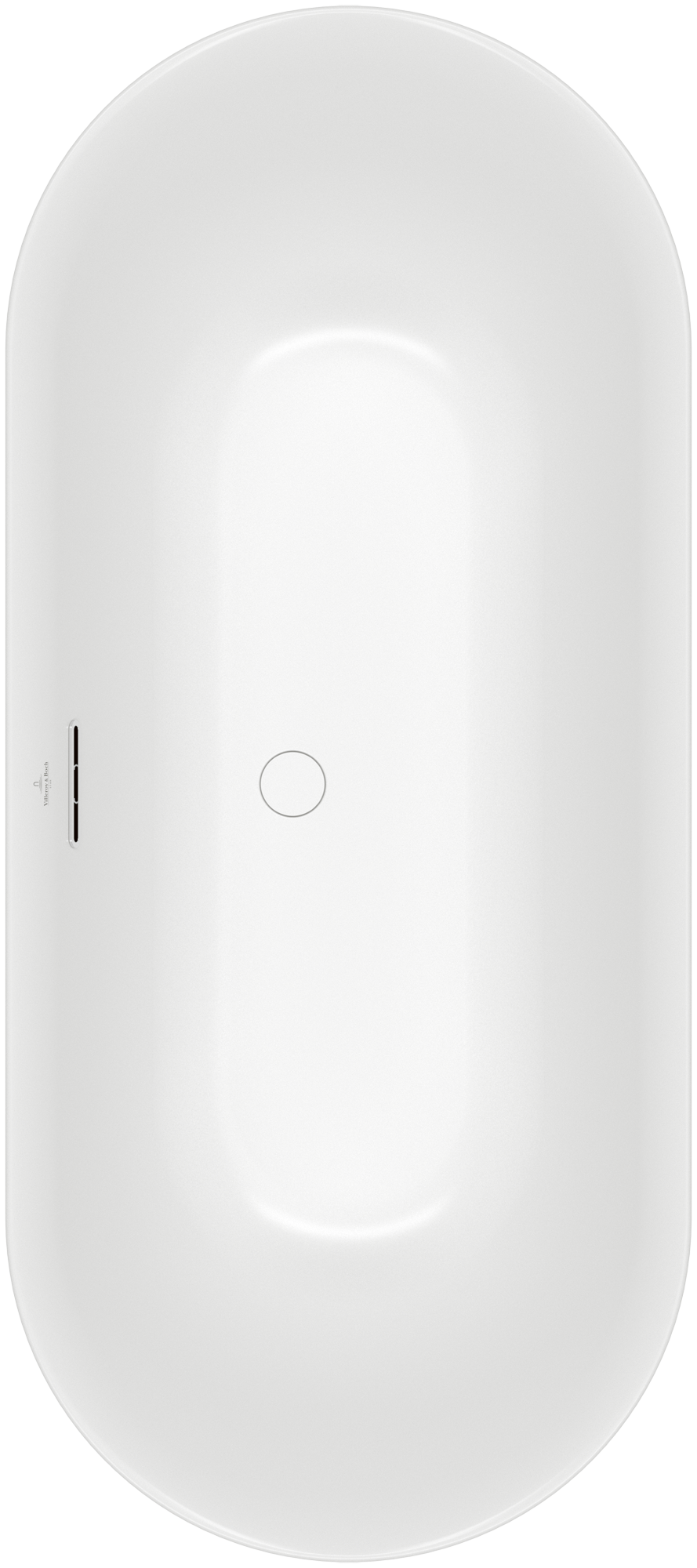 Villeroy & Boch Loop & Friends OVAL Free-standing bath, 1700x750mm, Stone White