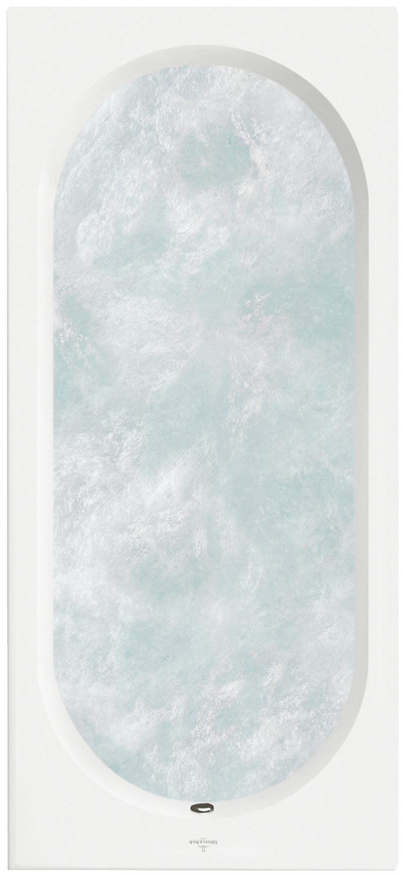 Villeroy & Boch O.novo Airpool Comfort (AC) mit Whirlpoolsystem Airpool Comfort (AC), 1700x700mm Weiß Alpin