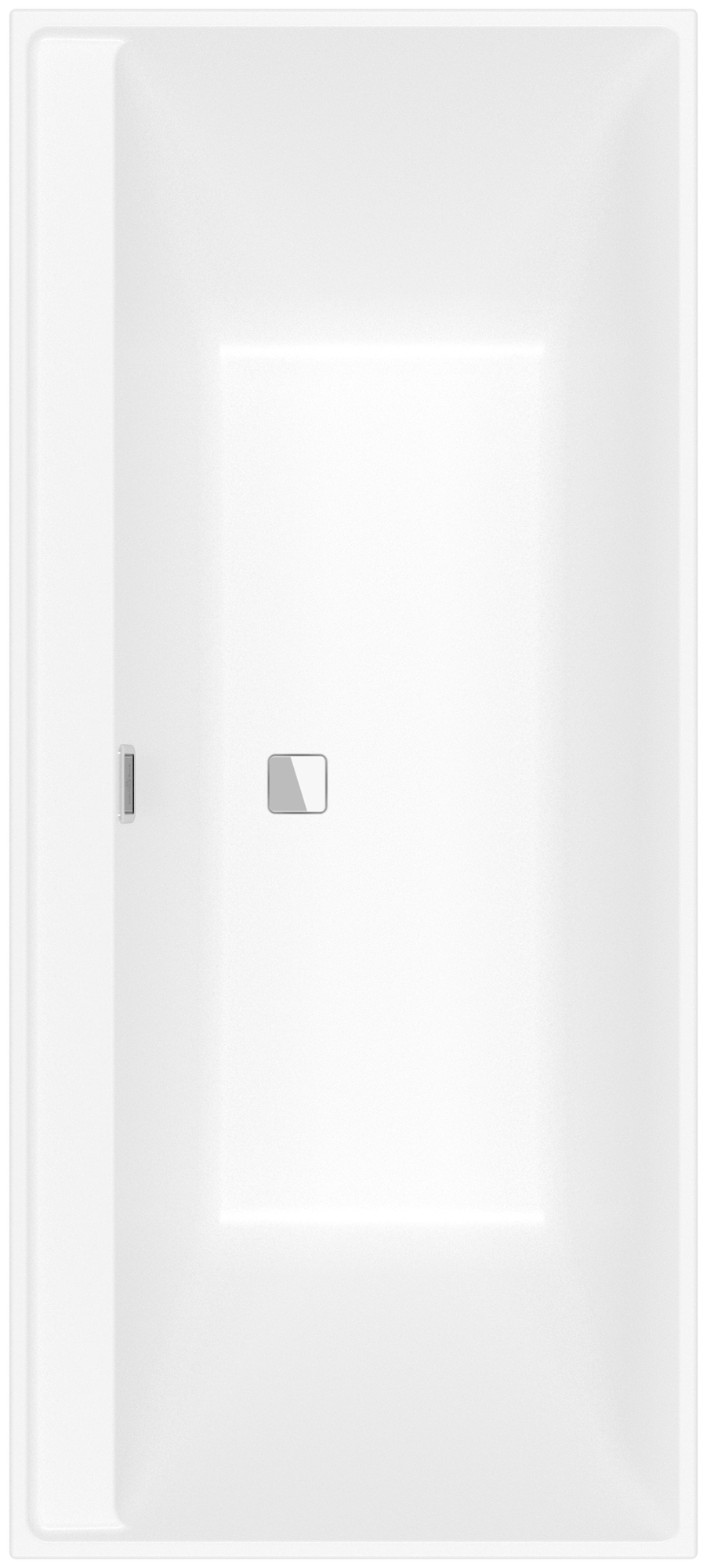 Villeroy & Boch Collaro rechteckige Badewanne, 1800x800mm, Stone White