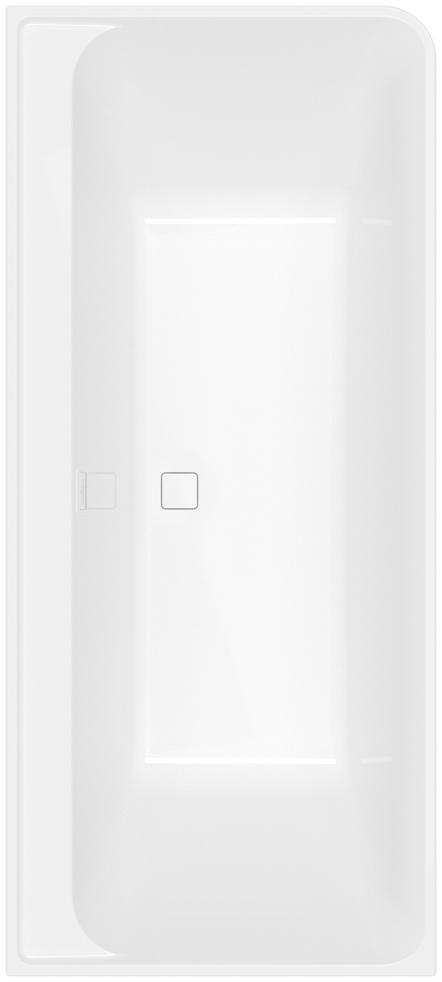 Villeroy & Boch Collaro Baignoire murale pour installation en angle à gauche, 1790x790mm, Blanc