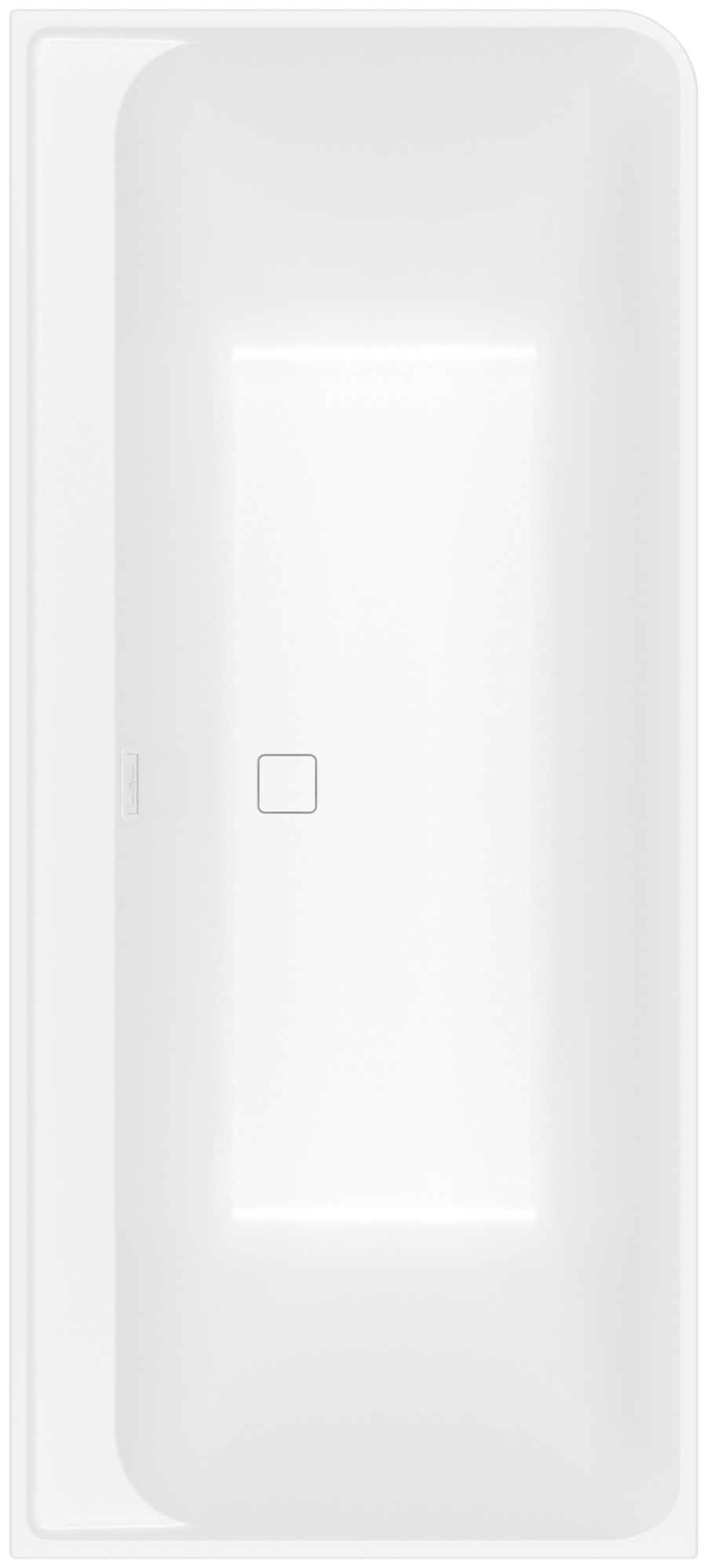 Villeroy & Boch Collaro Baignoire murale pour installation en angle à gauche Couleur à la demande , 1790x790mm, Blanc