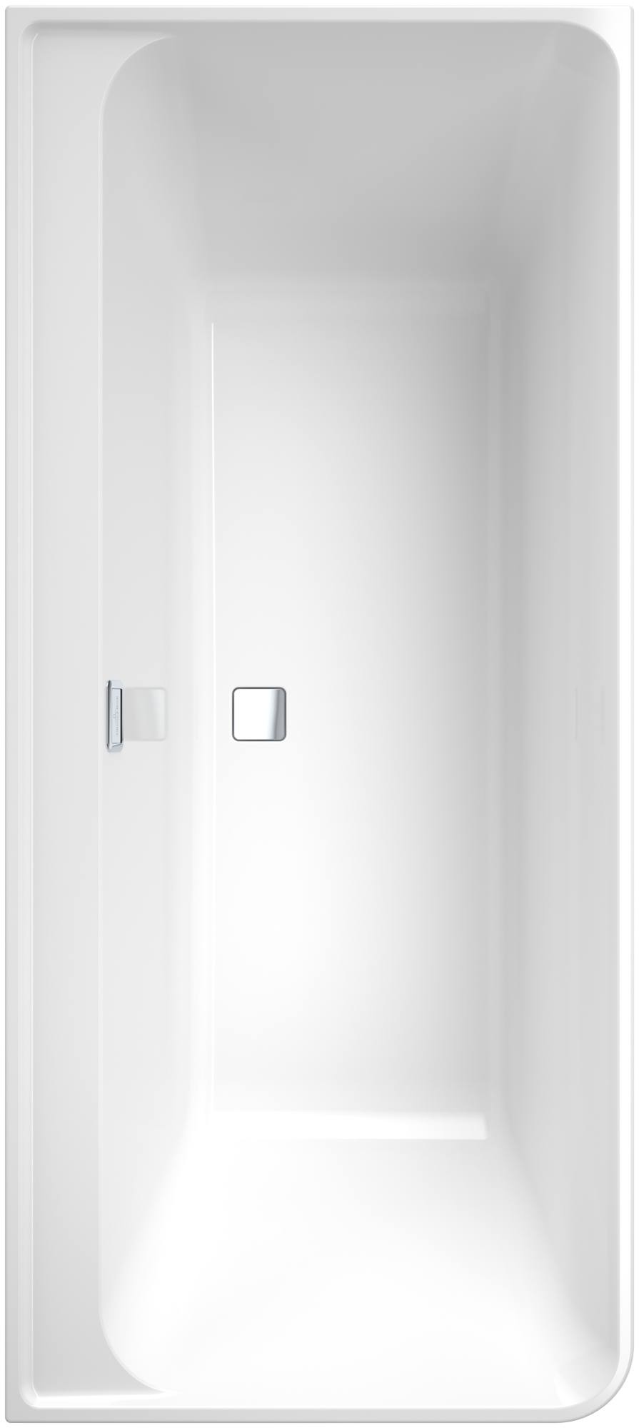 Villeroy & Boch Collaro Vorwand-Badewanne für Eckeinbau rechts, 1790x790mm, Weiß Alpin