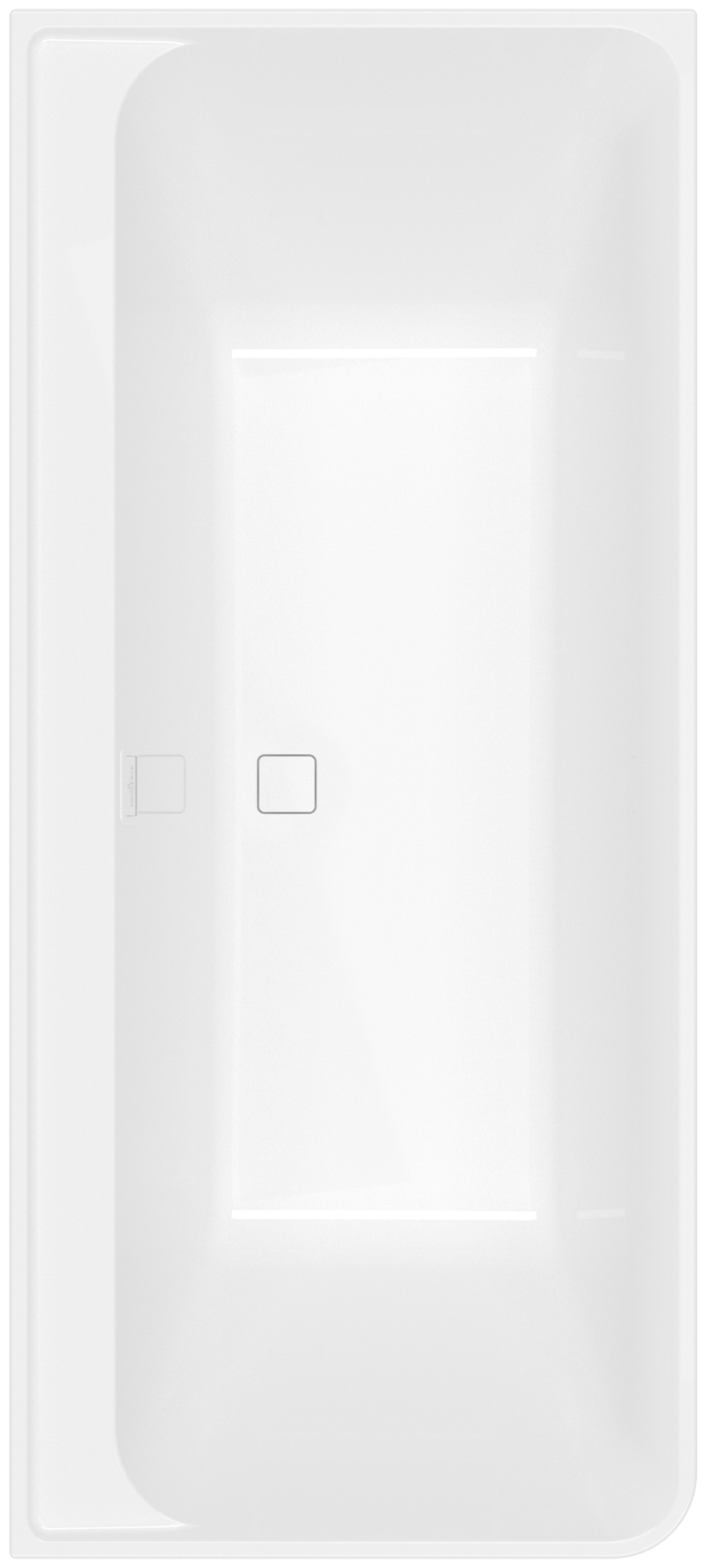 Villeroy & Boch Collaro Baignoire murale pour installation en angle à droite, 1790x790mm, Blanc