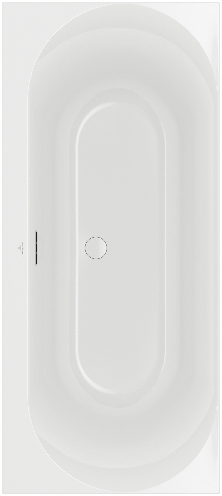 Villeroy & Boch Loop & Friends OVALE Baignoire rectangulaire, 1800x800mm, Blanc