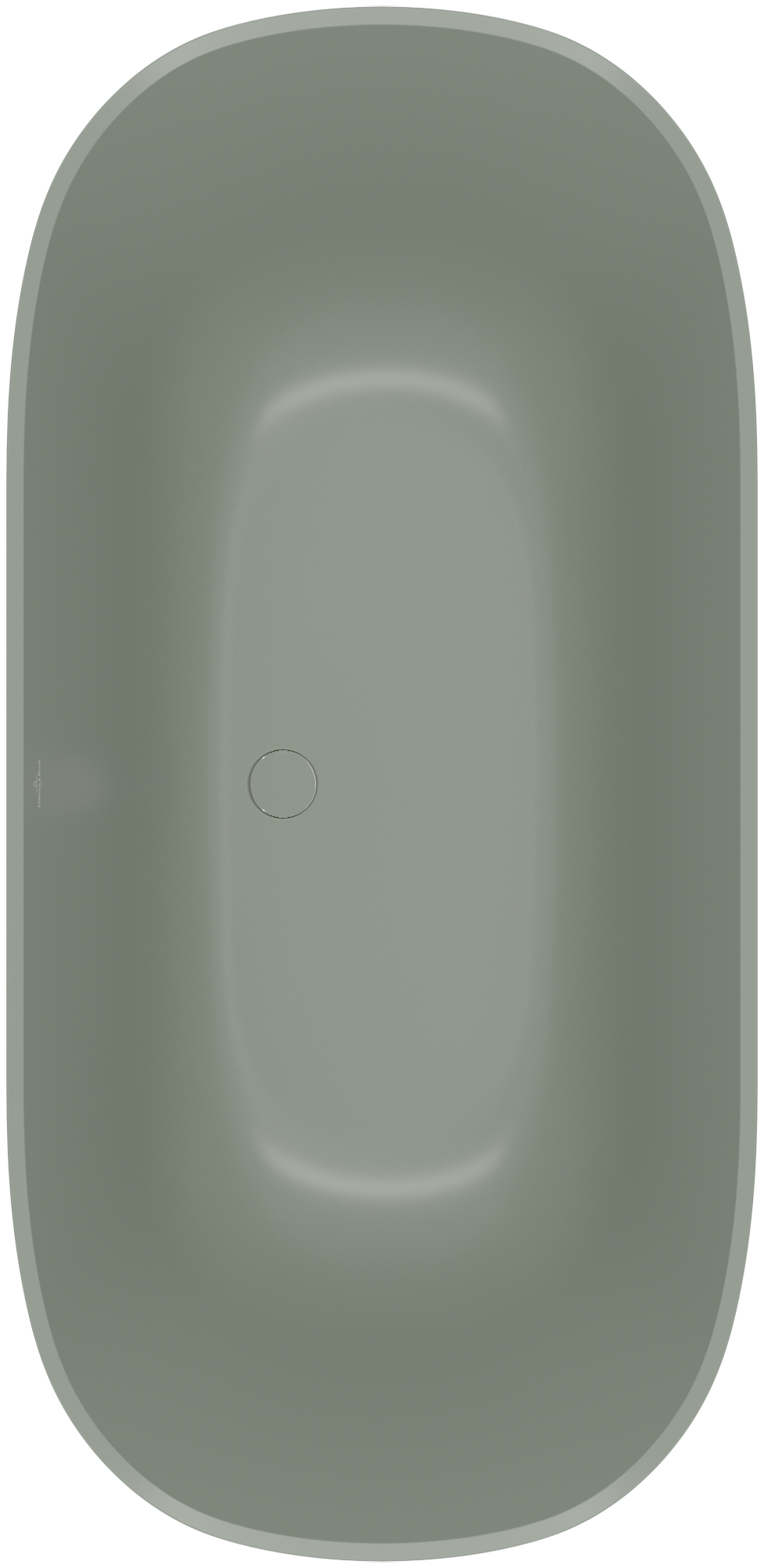Villeroy & Boch Theano Original Edition Free-standing bath, 1550x750mm, Morning Green