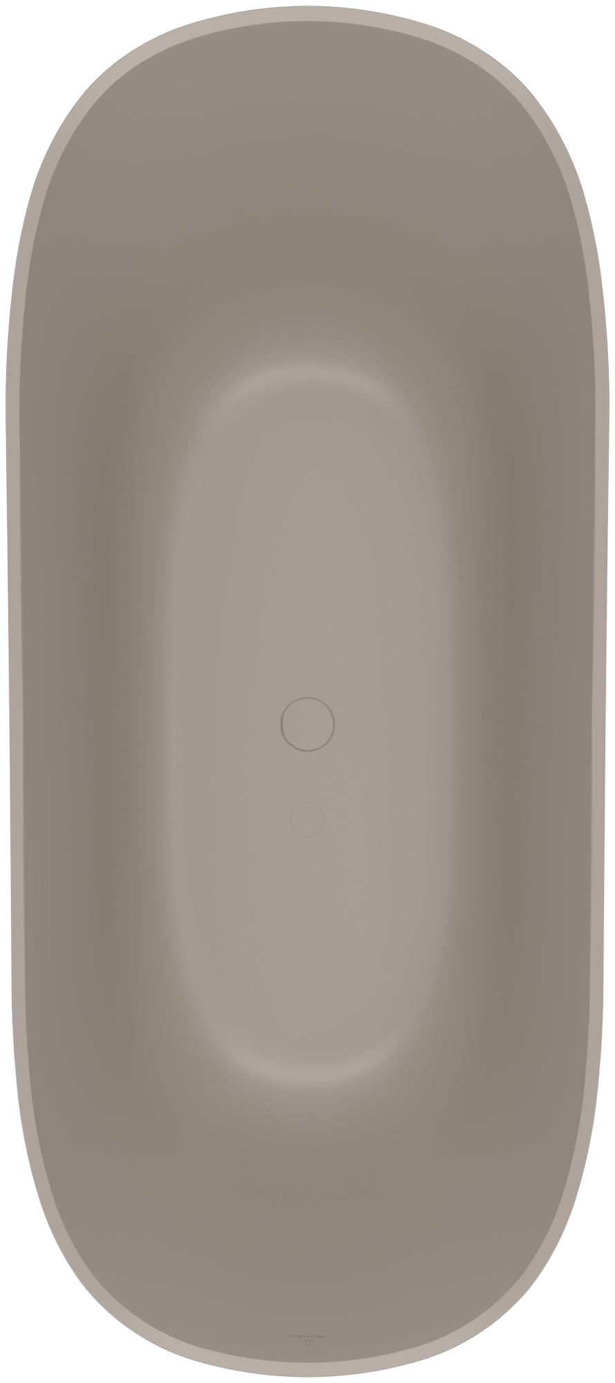 Villeroy & Boch Theano Curved Edition Baignoire en îlot, 1700x750mm, Almond