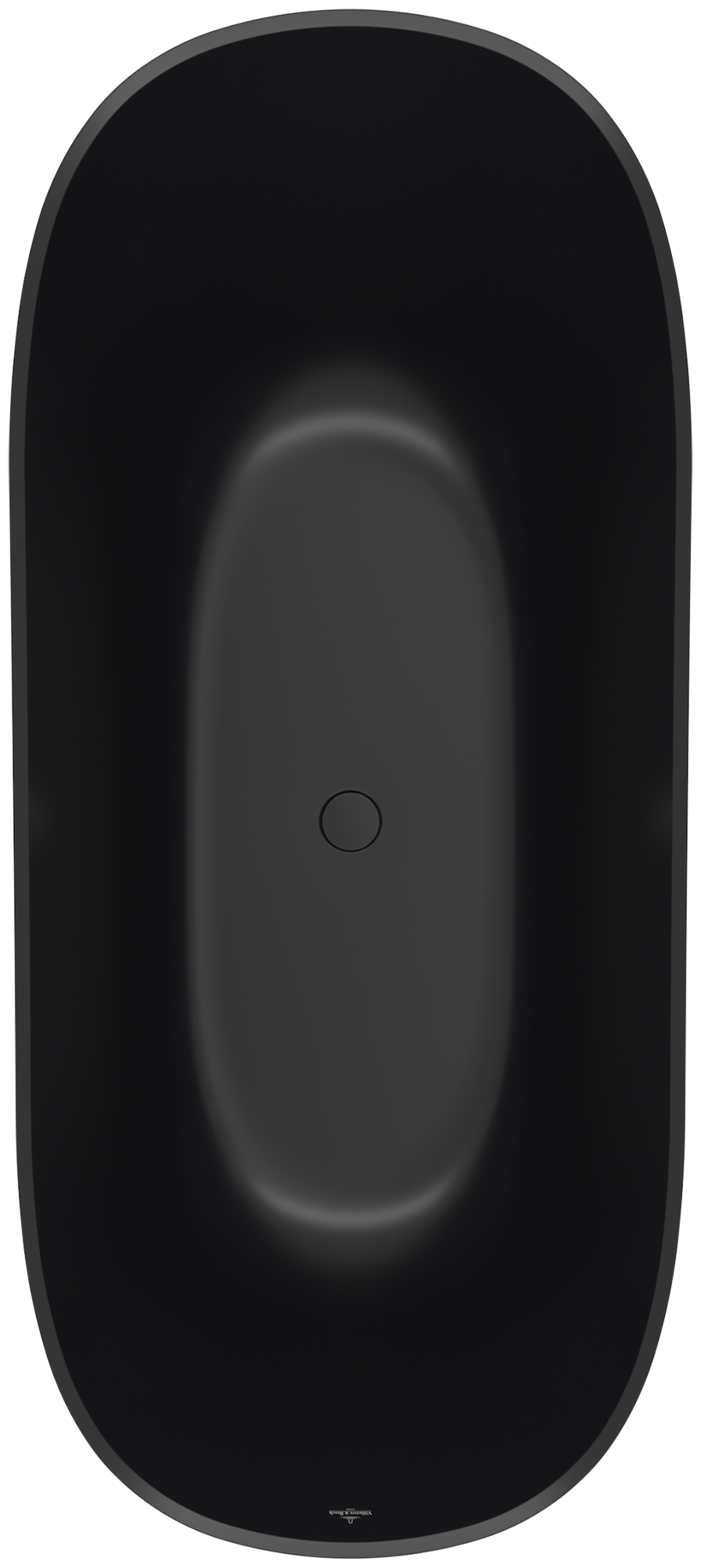 Villeroy & Boch Theano Curved Edition Baignoire en îlot, 1700x750mm, Pure Black