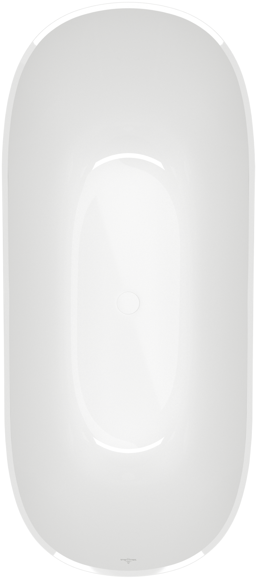 Villeroy & Boch Theano Curved Edition Free-standing bath, 1700x750mm, White Alpin