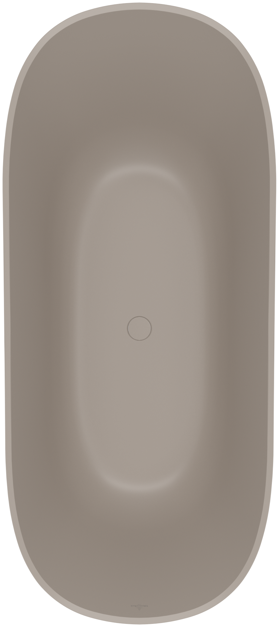Villeroy & Boch Theano Curved Edition Free-standing bath, 1700x750mm, Almond