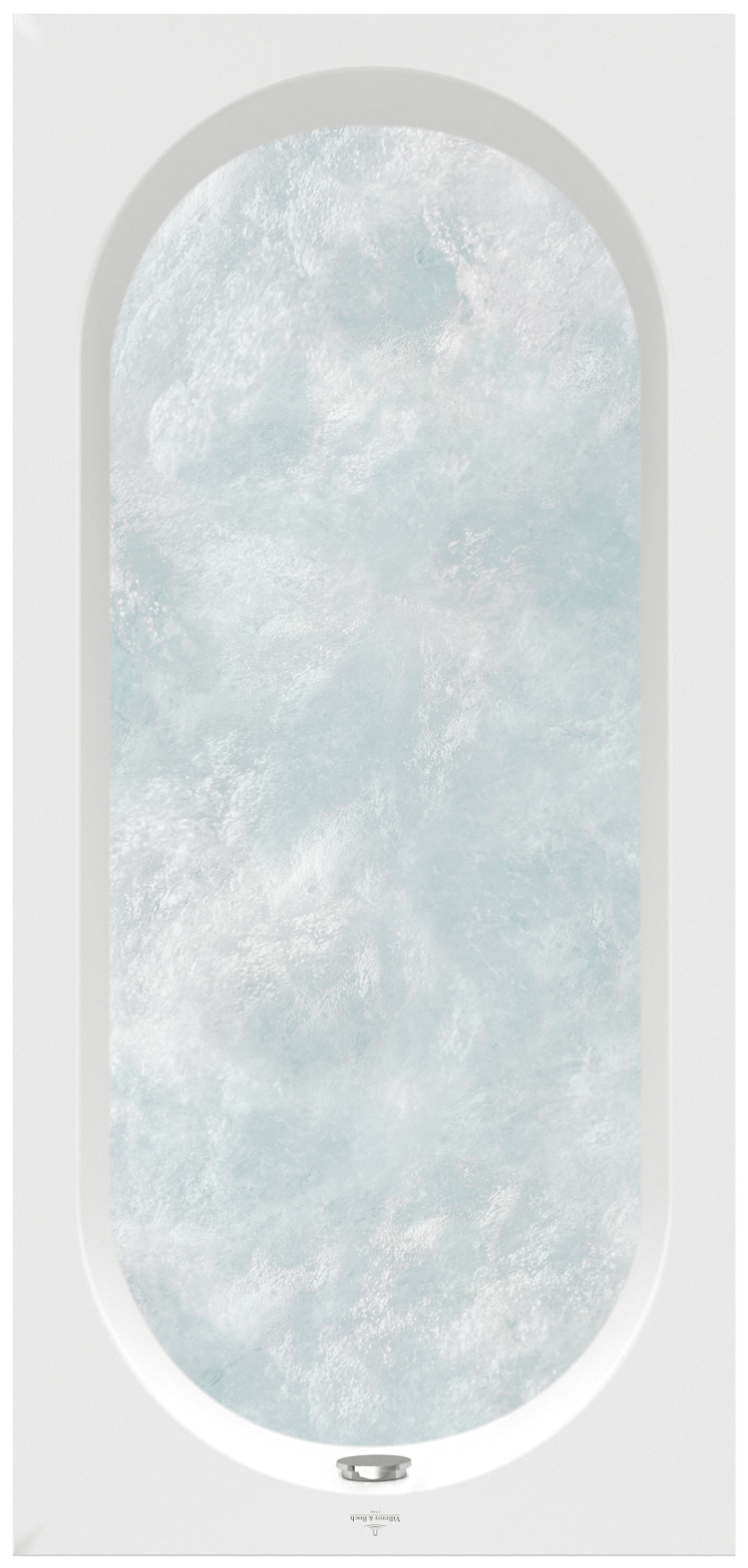 Villeroy & Boch Oberon Airpool Comfort (AC) with whirlpool system Airpool Comfort (AC), 1700x750mm White Alpin