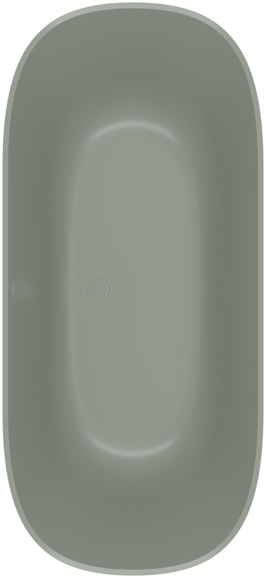 Villeroy & Boch Theano Original Edition Free-standing bath, 1750x800mm, Morning Green