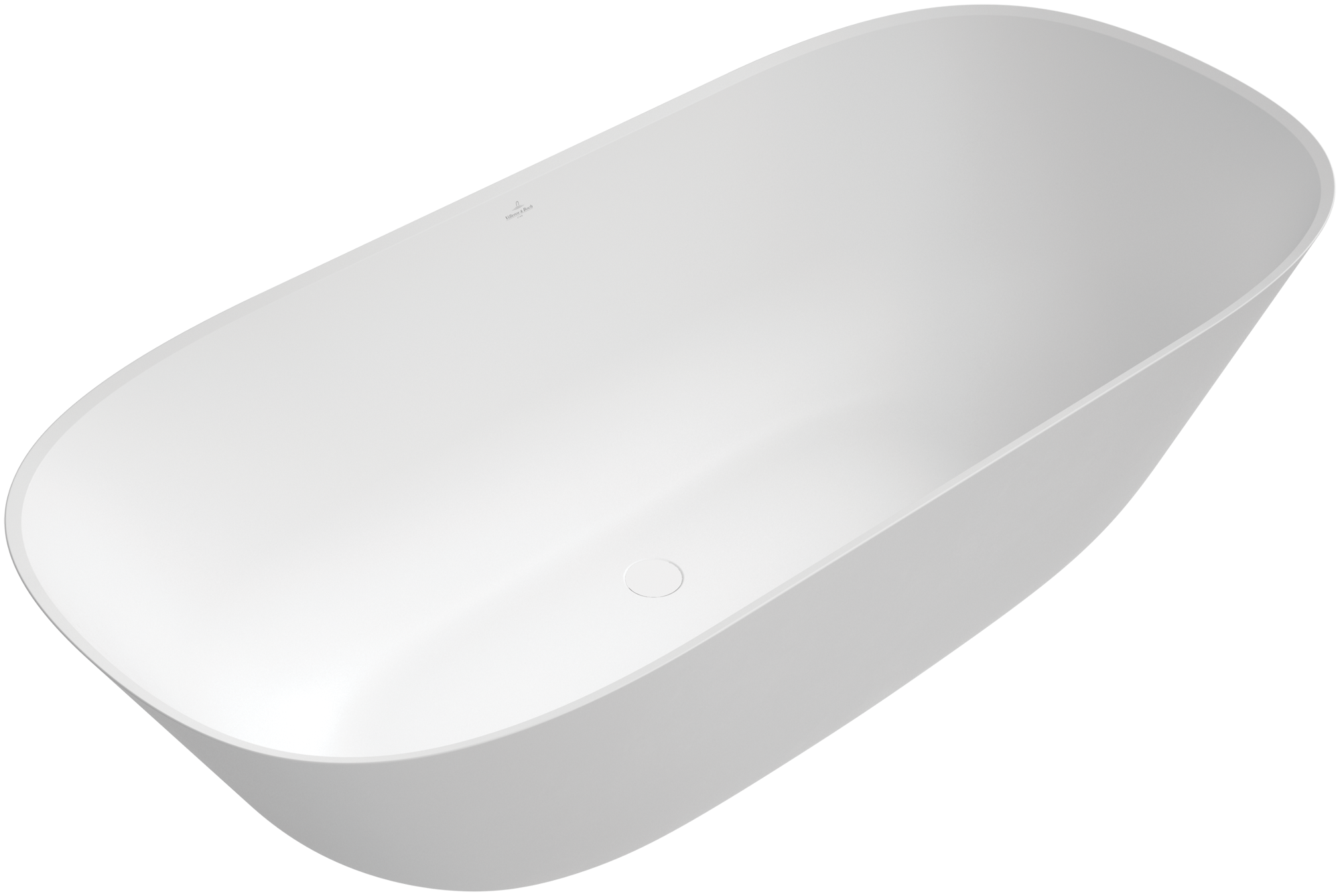 Villeroy & Boch Theano Original Edition freistehende Badewanne, 1750x800mm, Stone White