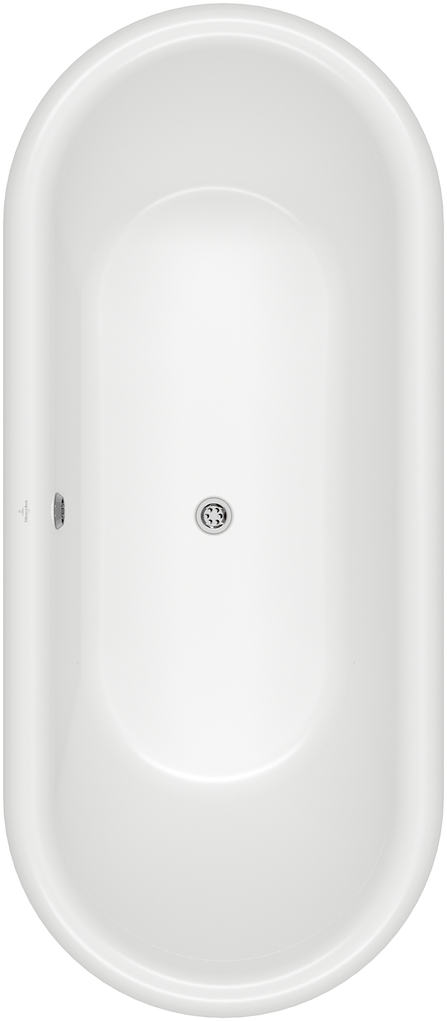 Villeroy & Boch Hommage Free-standing bath, 1771x771mm, Stone White