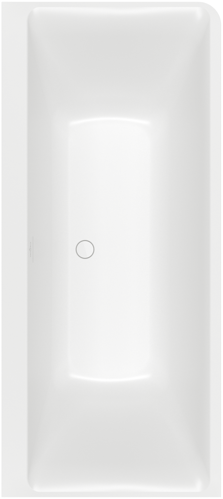 Villeroy & Boch Subway 3.0 Vorwand-Badewanne für Eckeinbau links, 1800x800mm, Stone White