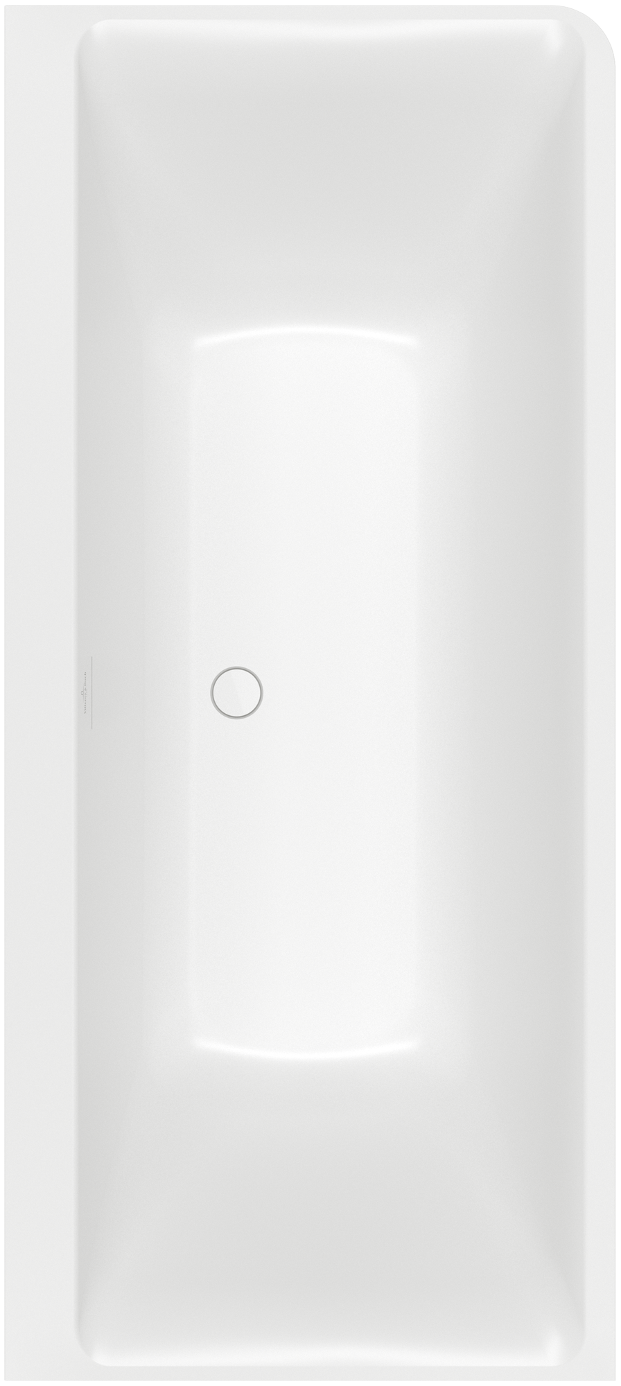 Villeroy & Boch Subway 3.0 Vorwand-Badewanne für Eckeinbau links, 1800x800mm, Weiß Alpin