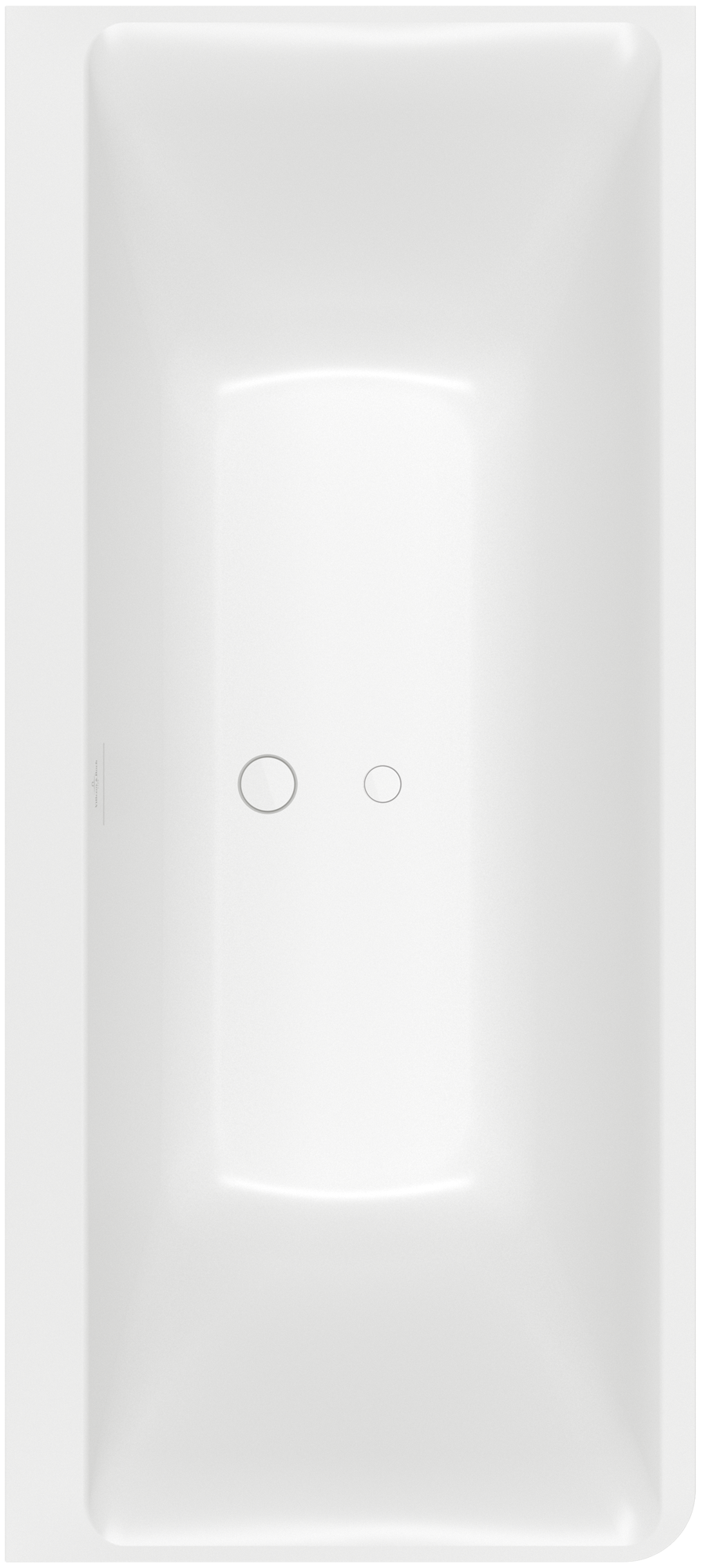 Villeroy & Boch Subway 3.0 Vorwand-Badewanne für Eckeinbau rechts, 1800x800mm, Stone White