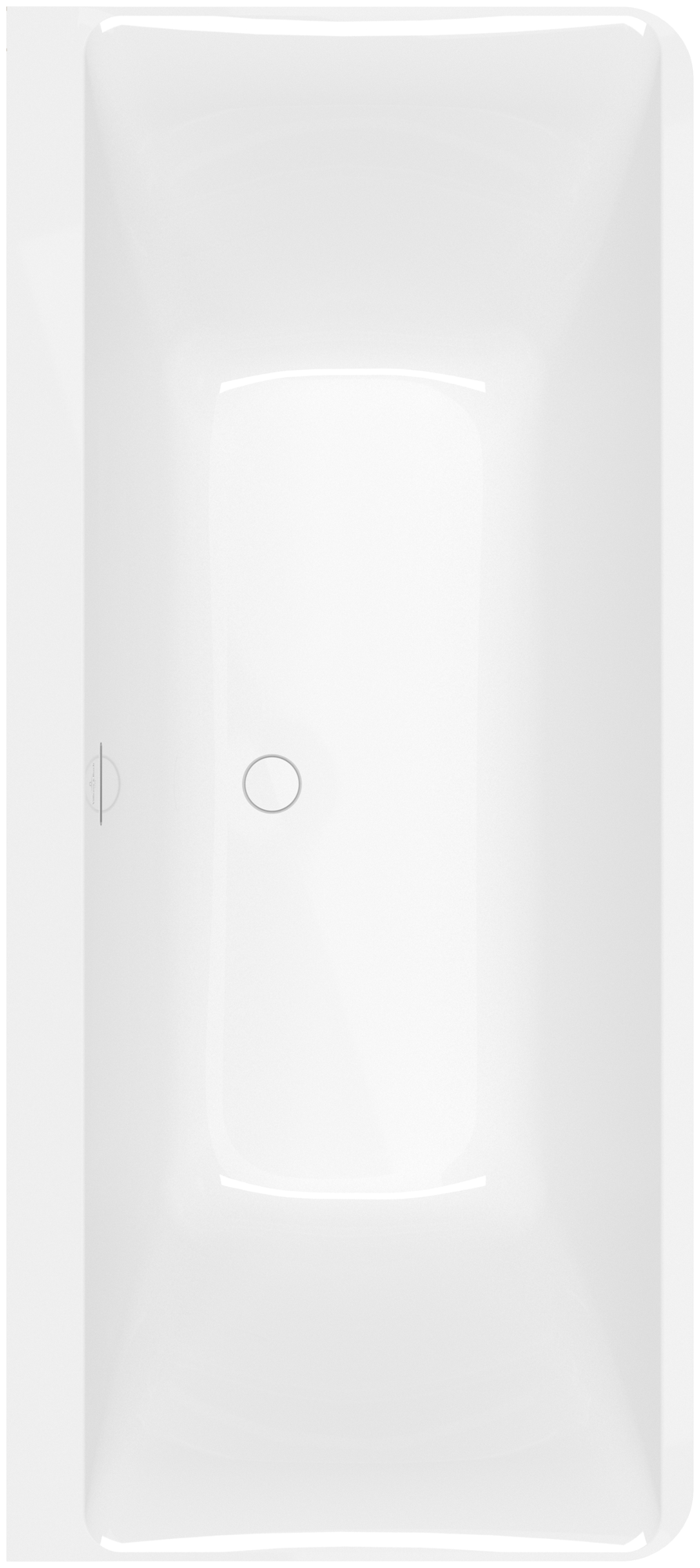 Villeroy & Boch Subway 3.0 Vorwand-Badewanne ColourOnDemand, 1800x800mm, Weiß Alpin