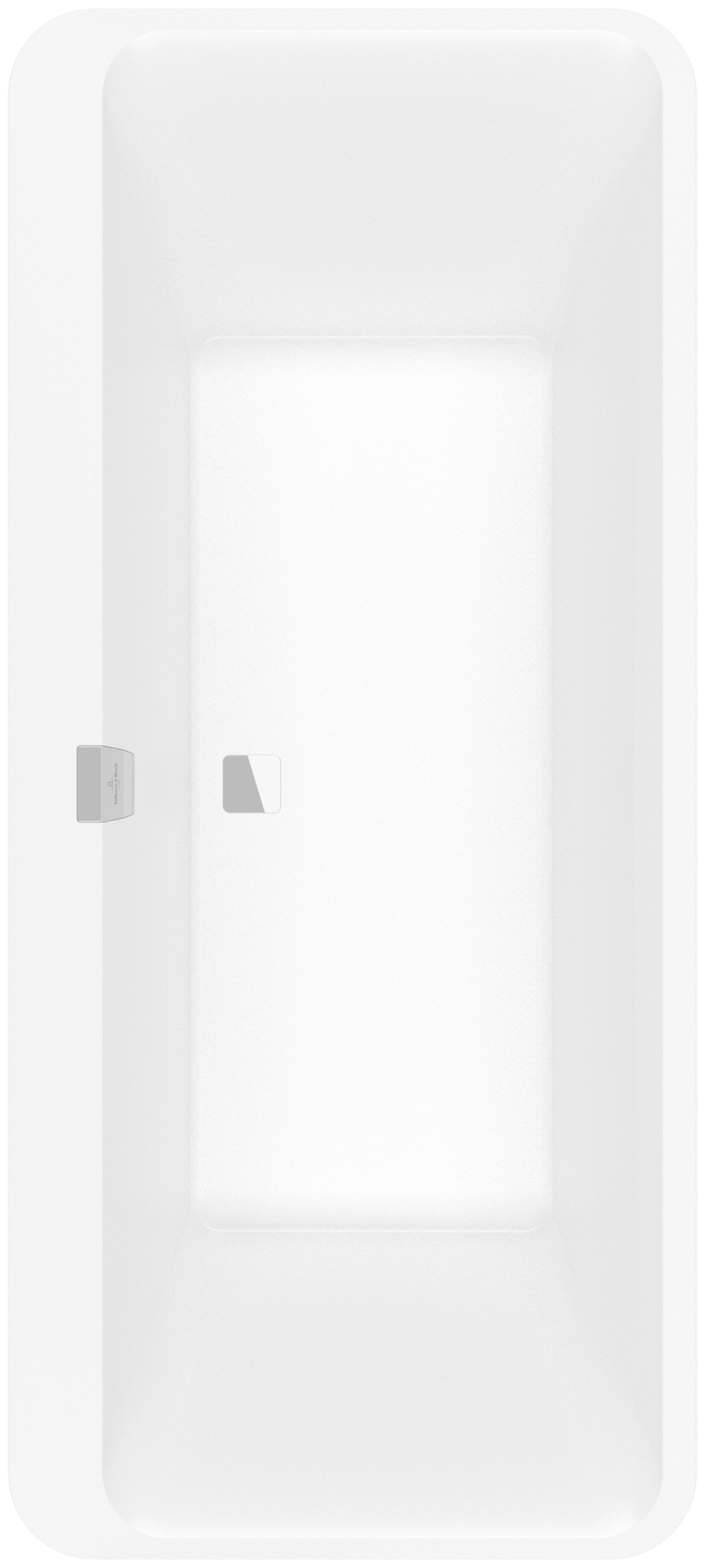 Villeroy & Boch Squaro Edge 12 Excellence Vasca da bagno, 1800x800mm, Stone White