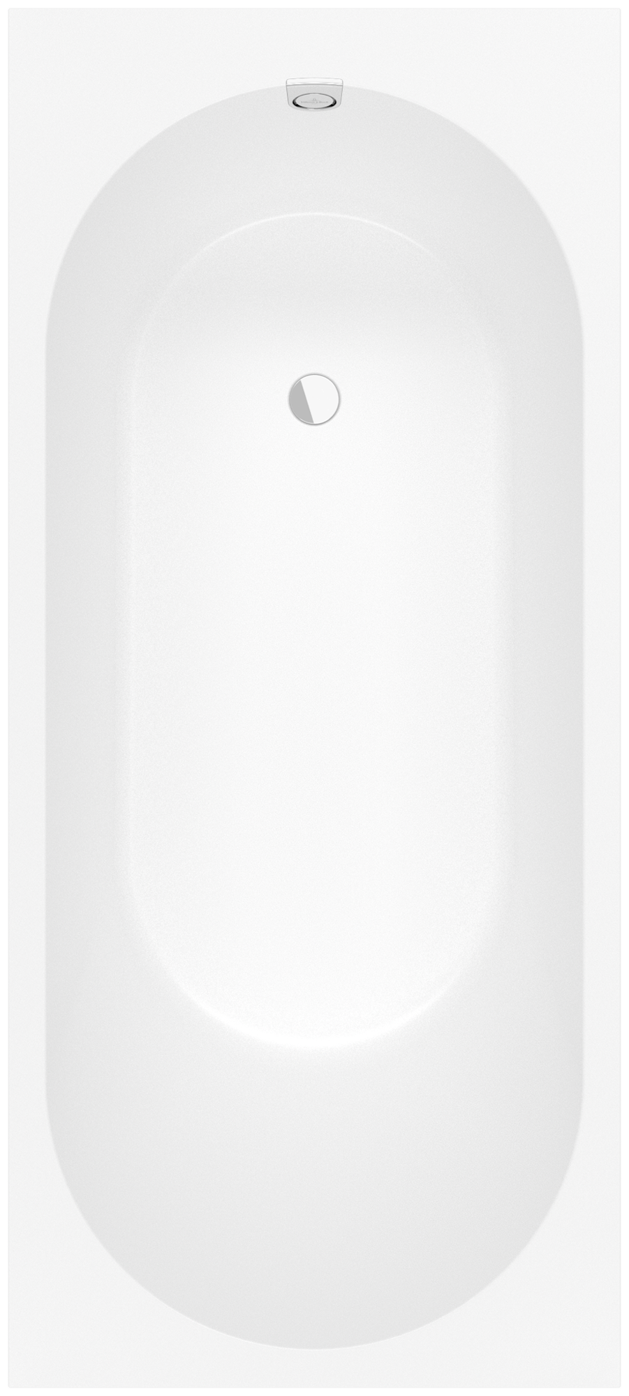 Villeroy & Boch Oberon 2.0 rechteckige Badewanne, 1800x800mm, Weiß Alpin