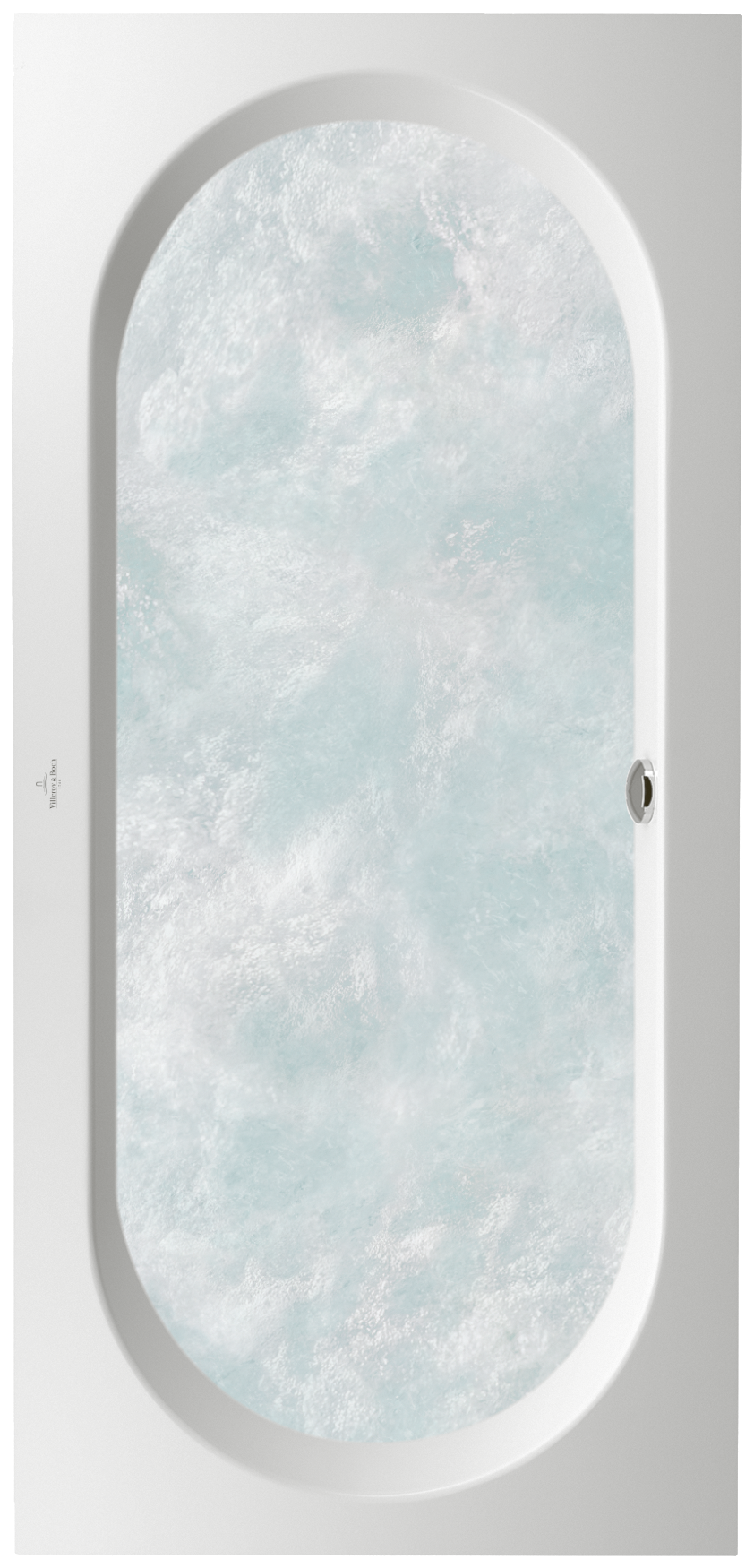 Villeroy & Boch Oberon Hydropool Entry (HE) with whirlpool system Hydropool Entry (HE), 1900x900mm White Alpin