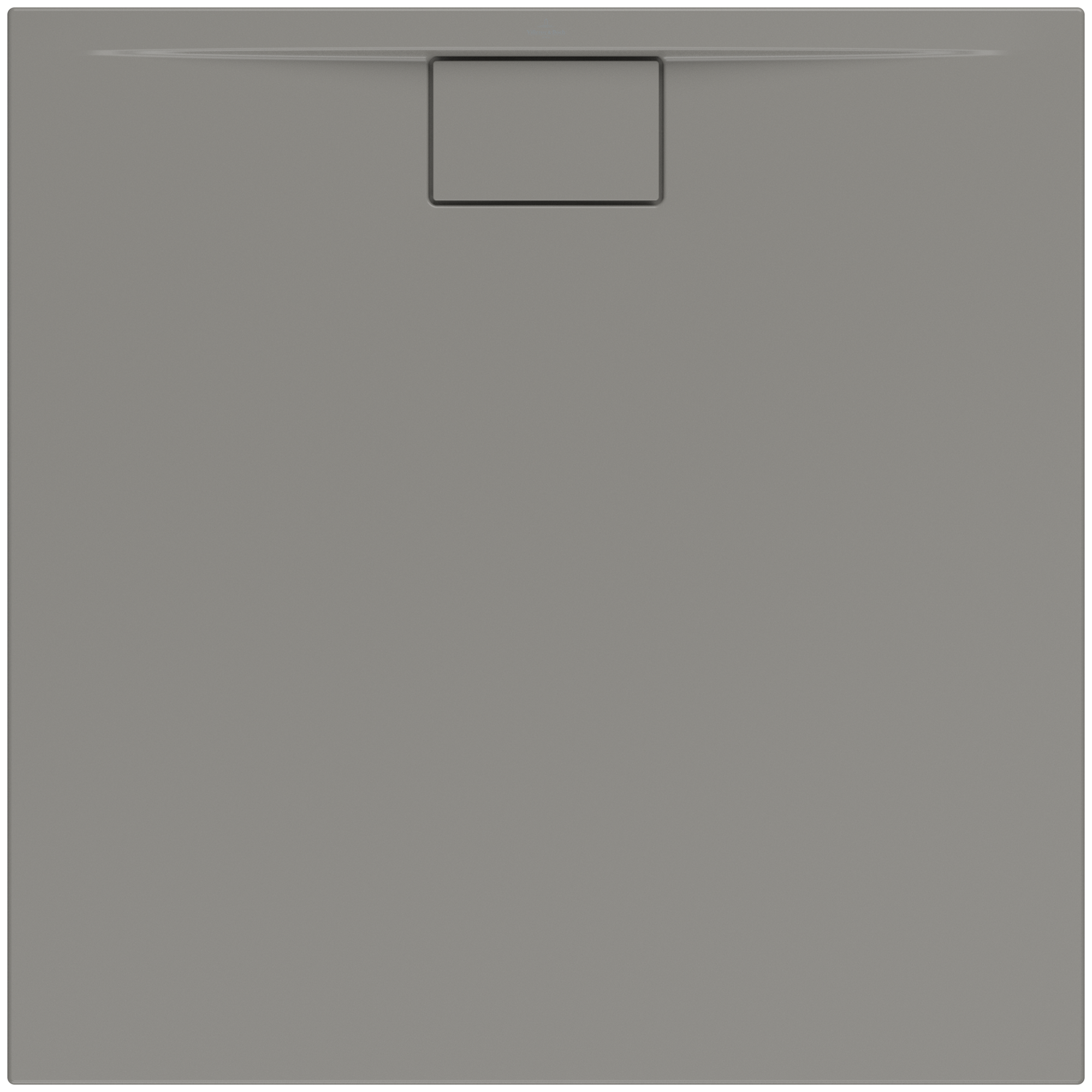 Villeroy & Boch Architectura MetalRim Vierkant douchevloer, 1000x1000x48mm, Grey