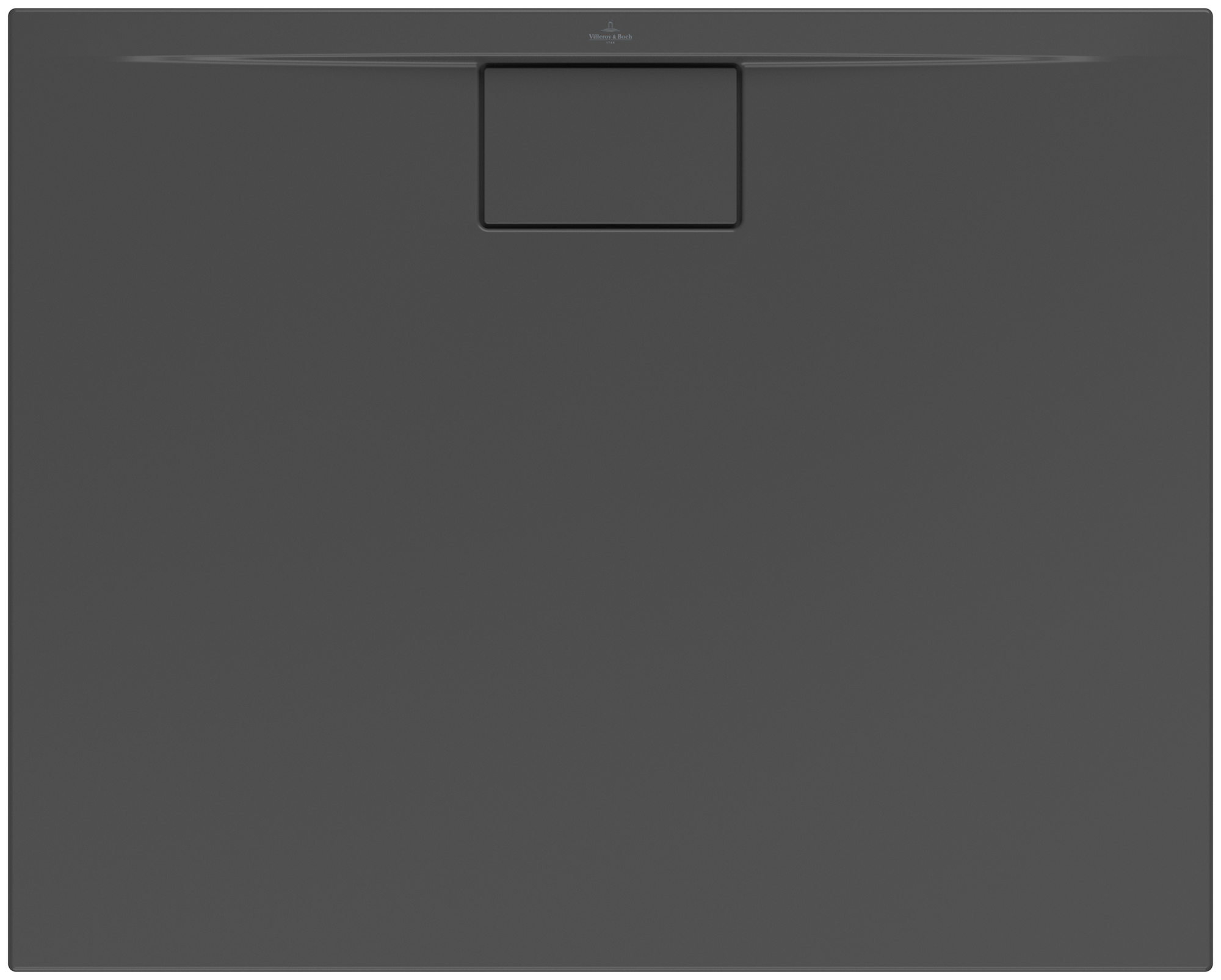 Villeroy & Boch Architectura MetalRim Rectangular shower tray, 1000x800x15mm, anthracite