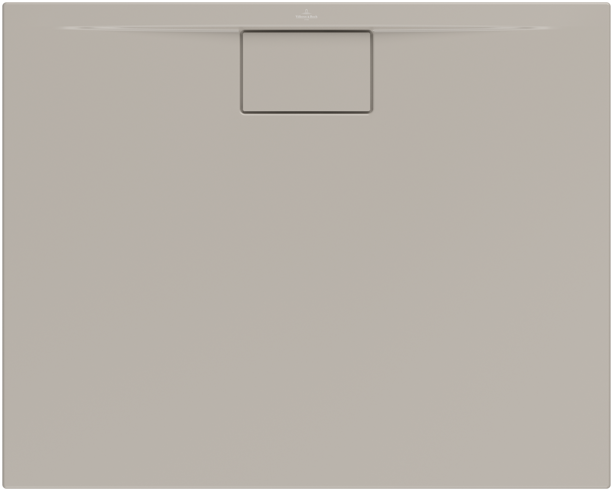 Villeroy & Boch Architectura MetalRim rechteckige Duschwanne, 1000x800x15mm, Almond