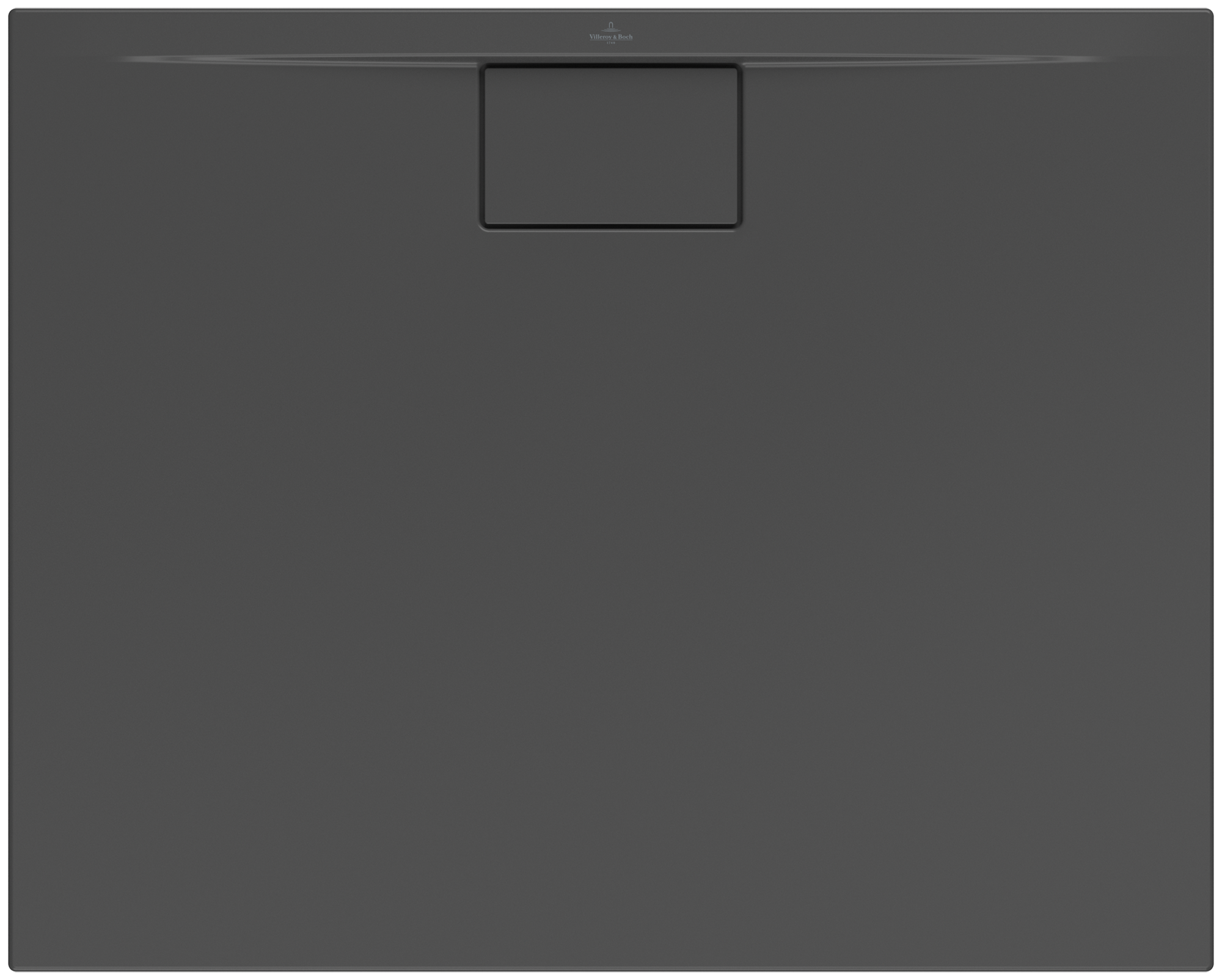 Villeroy & Boch Architectura MetalRim Rectangular shower tray, 1000x800x48mm, anthracite