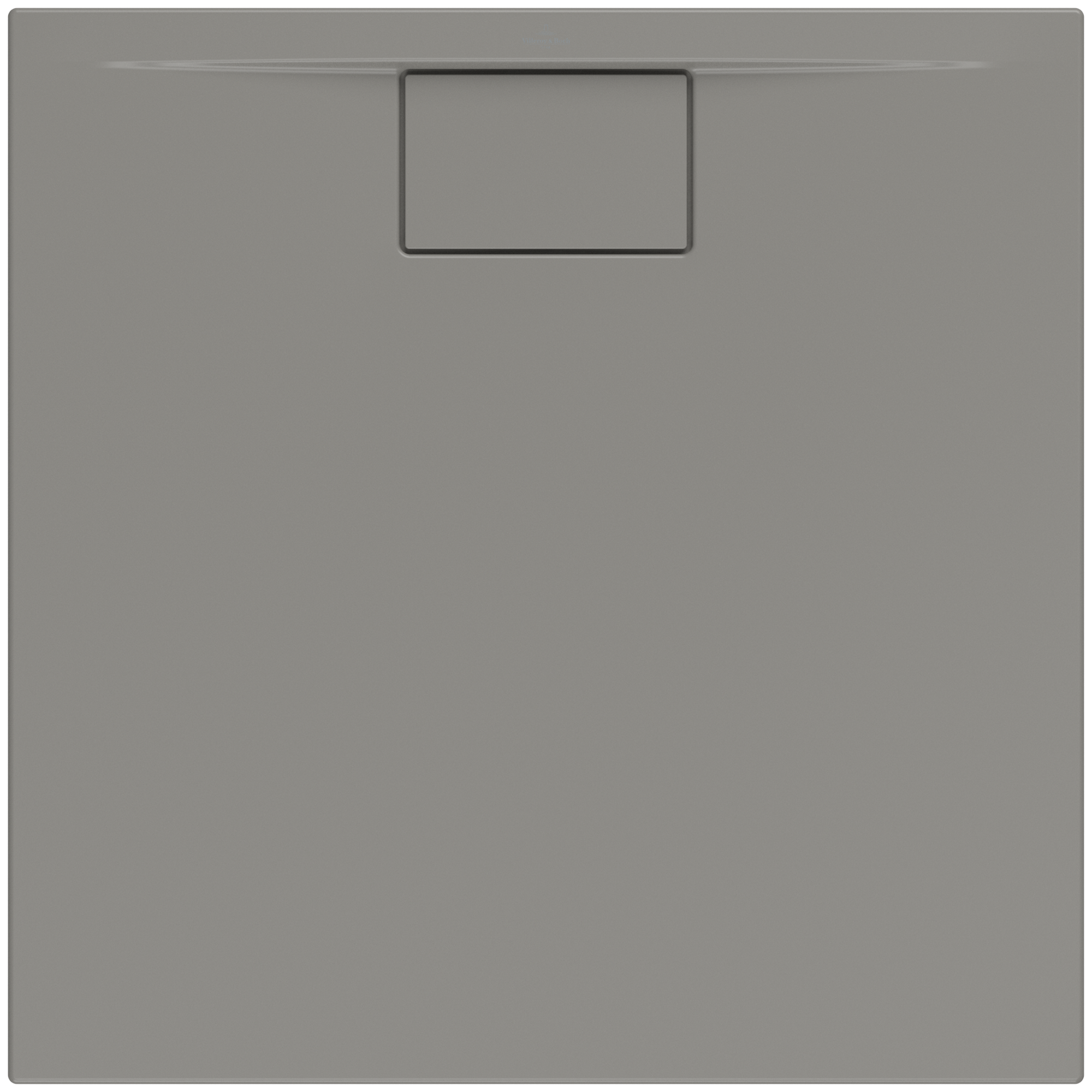 Villeroy & Boch Architectura MetalRim Vierkant douchevloer, 800x800x15mm, Grey
