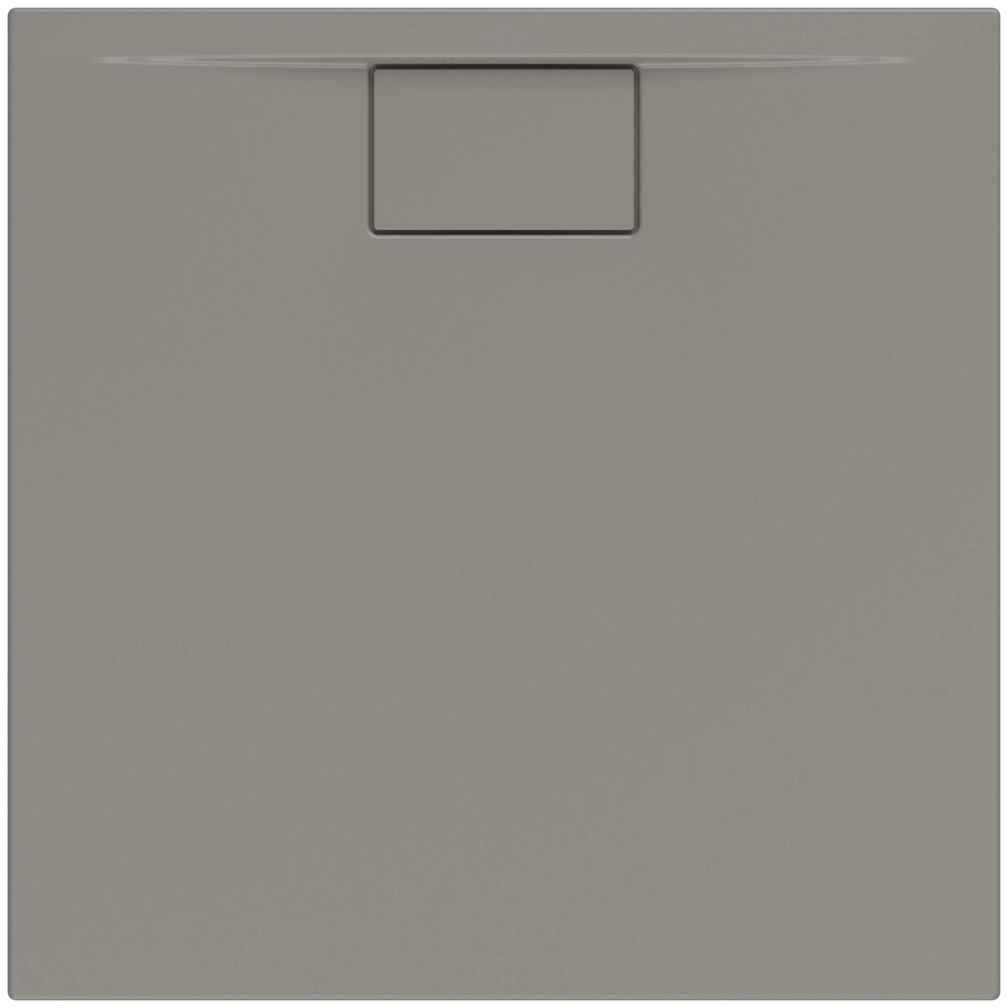 Villeroy & Boch Architectura MetalRim Vierkant douchevloer, 800x800x48mm, Grey